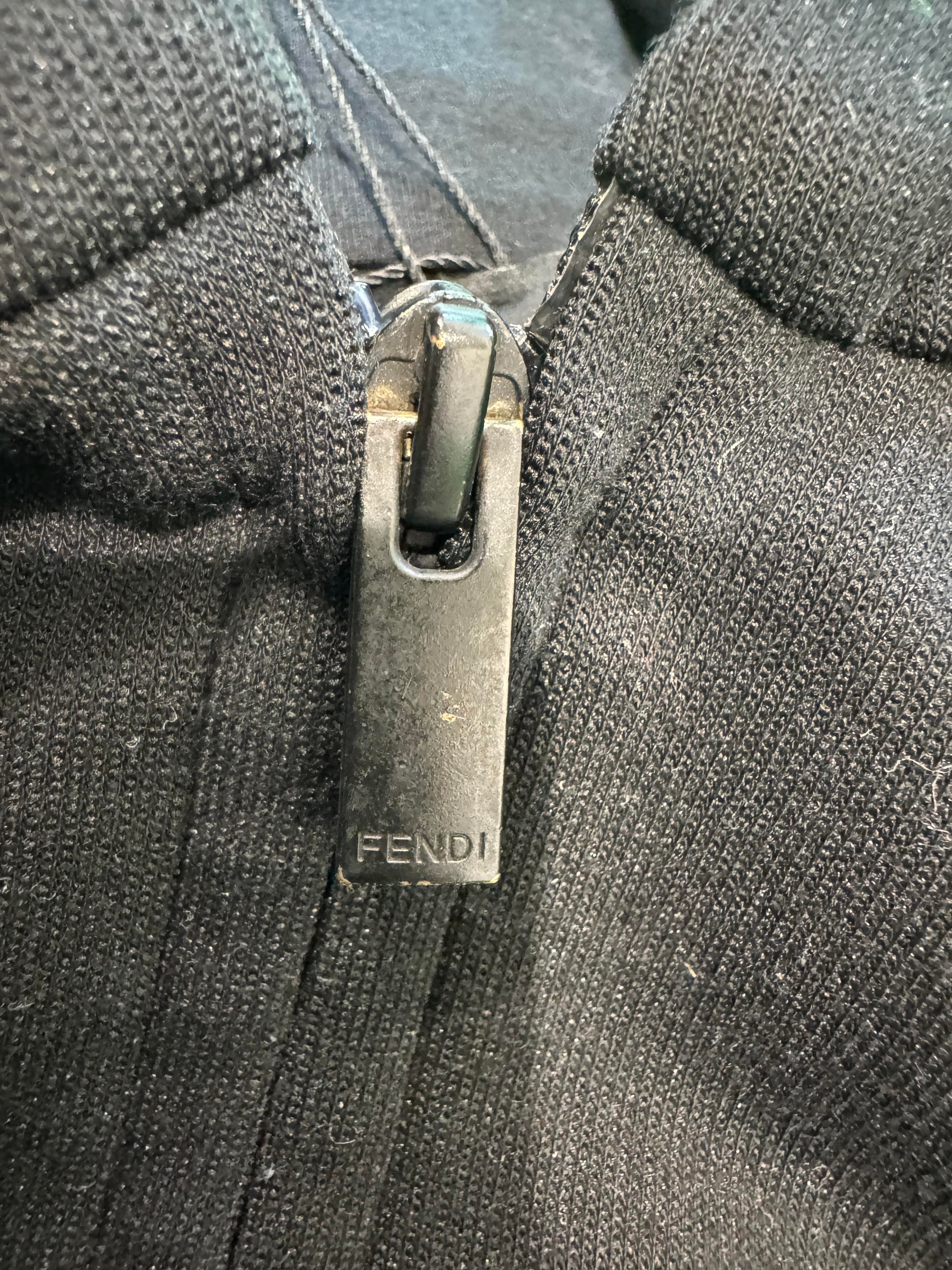 Fendi Monster Zip Up Black