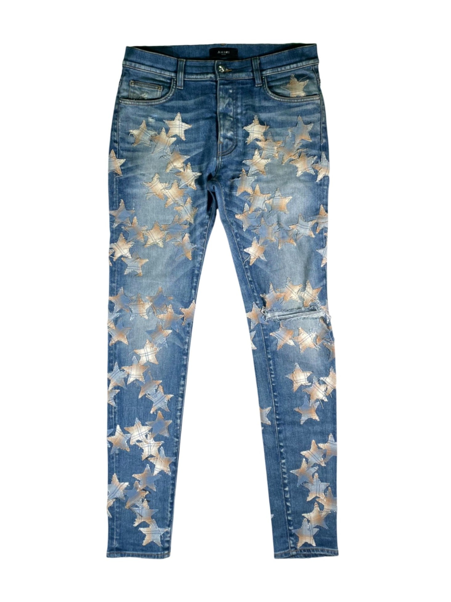 Amiri Denim Chemist Blue Jeans