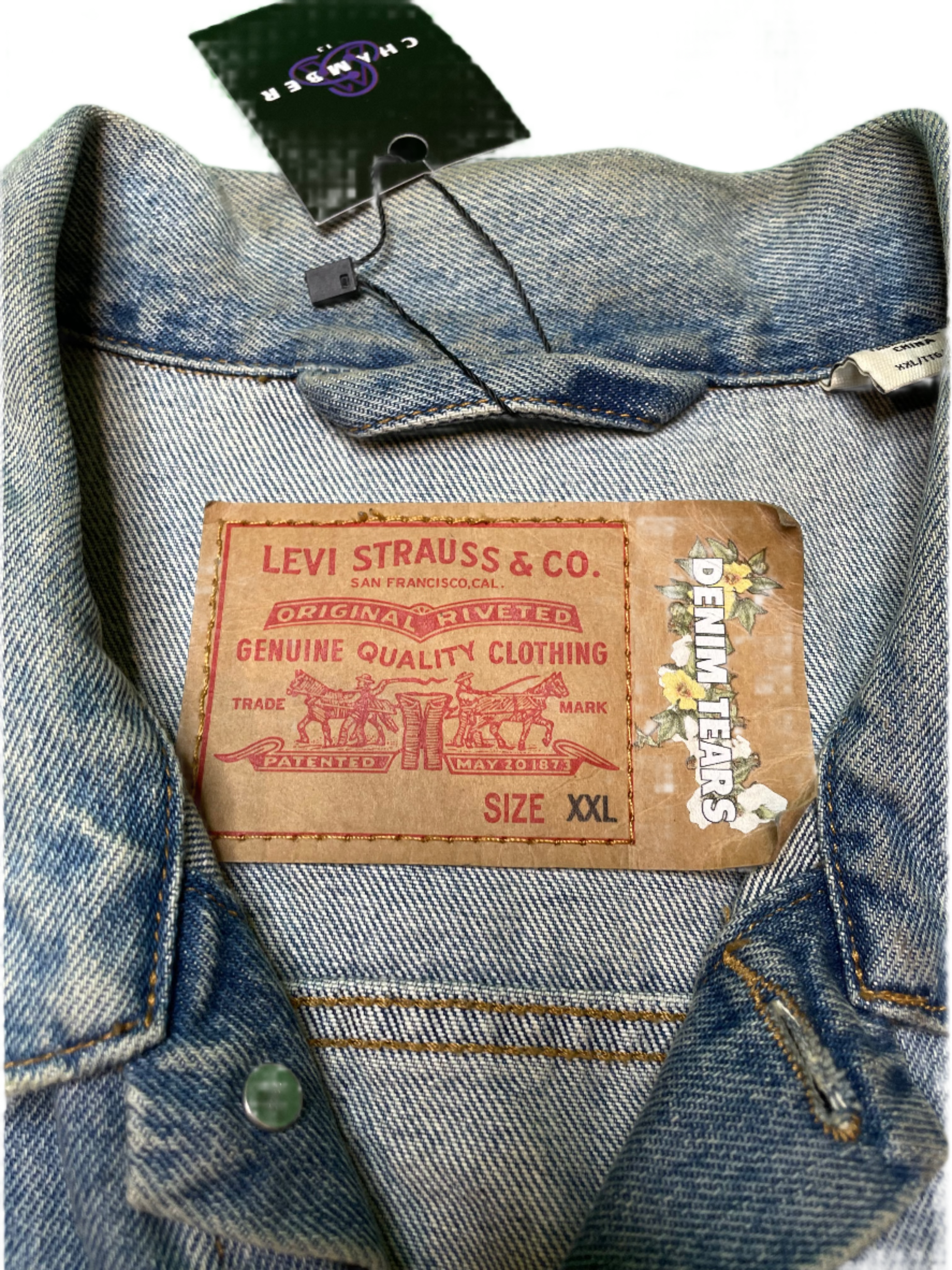 Denim Tears BSTROY Blue Denim Jacket