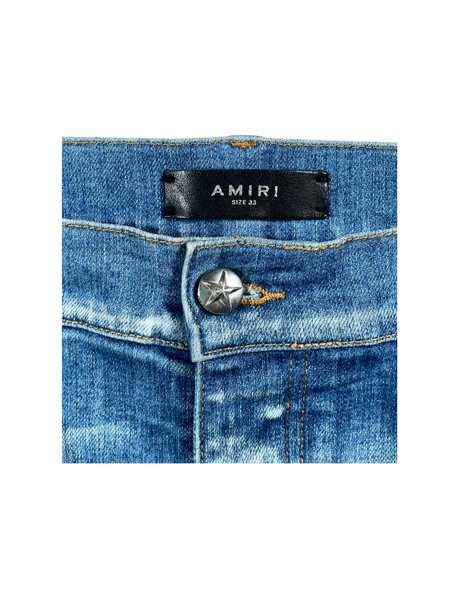 Amiri Denim Chemist Blue Jeans