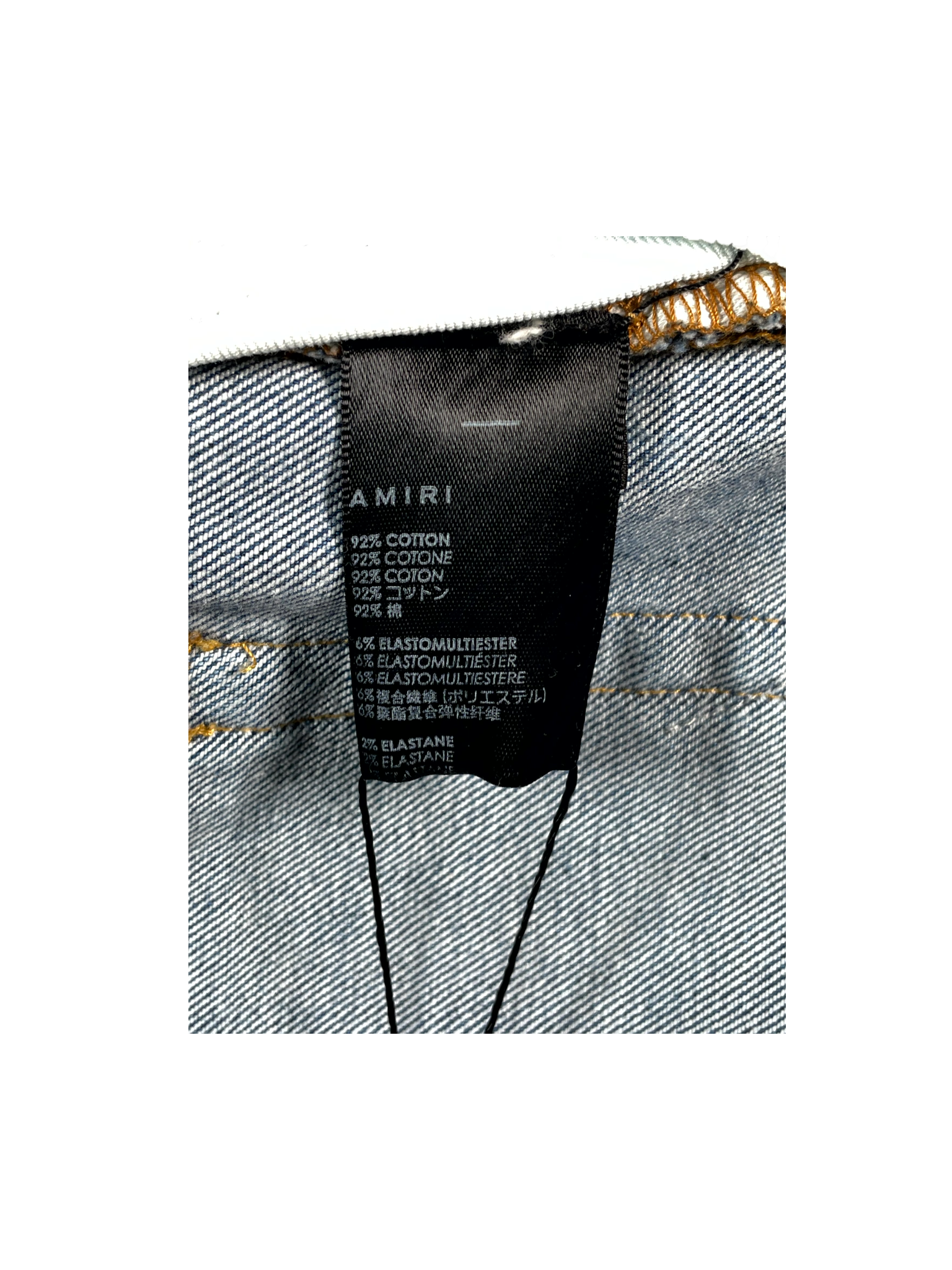Amiri Denim Chemist Blue Jeans