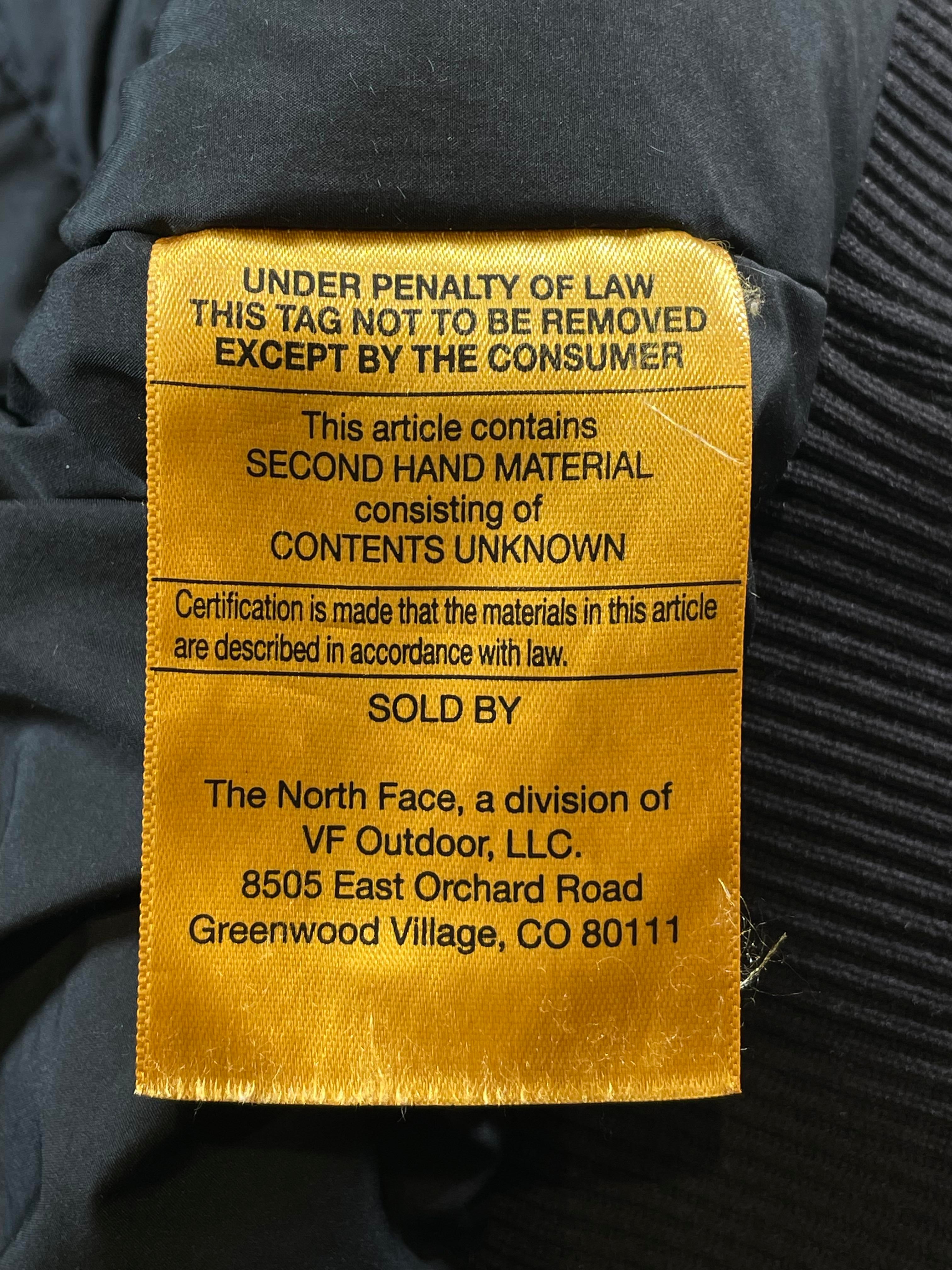 The North Face Fur Down Black Puffer Jacket