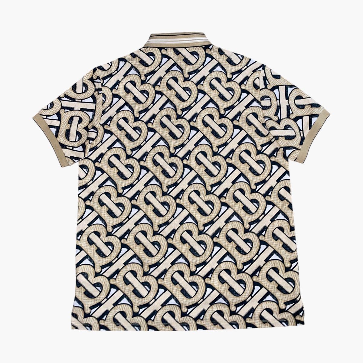 Burberry TB Monogram Brown Polo
