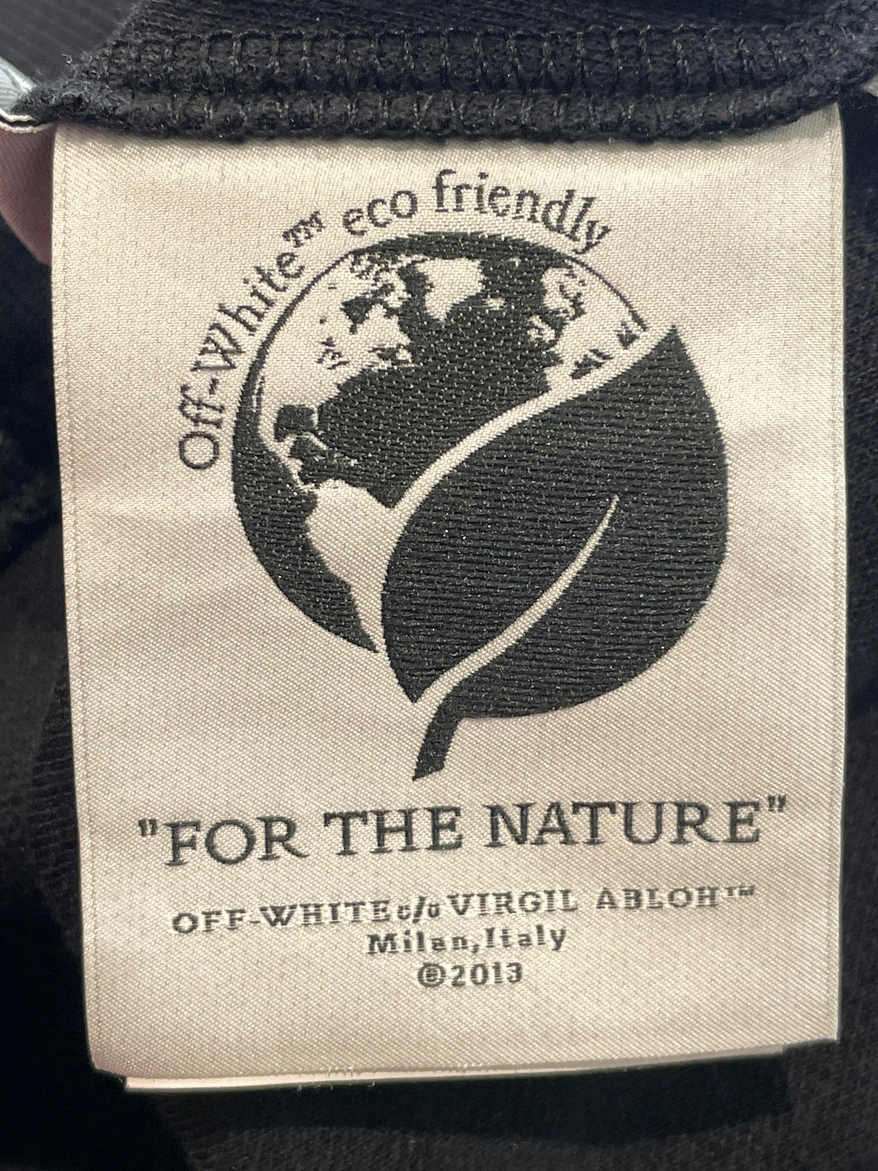 Off White Black Orange Zip Up