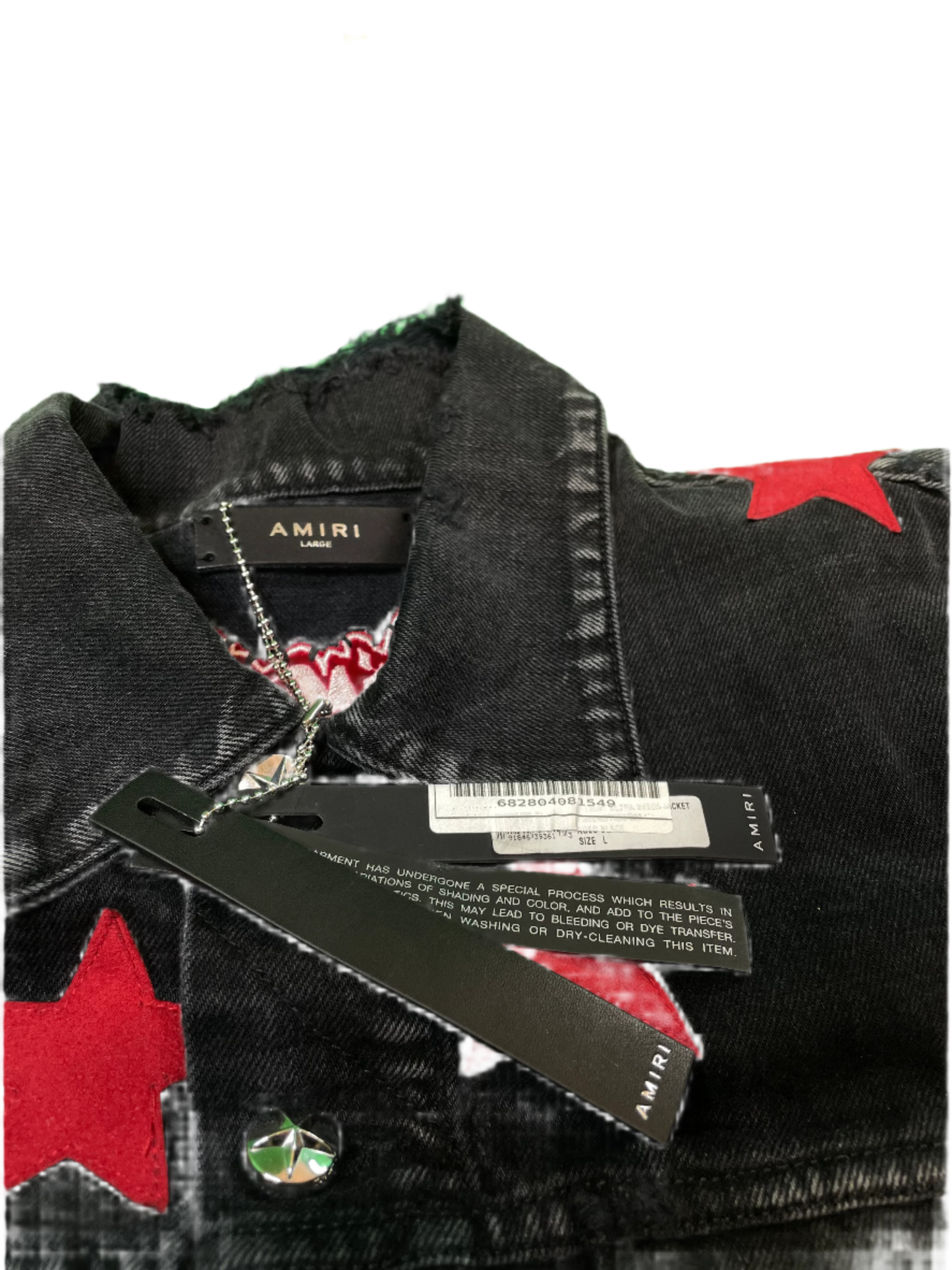 Amiri Chemist Black & Red Jacket
