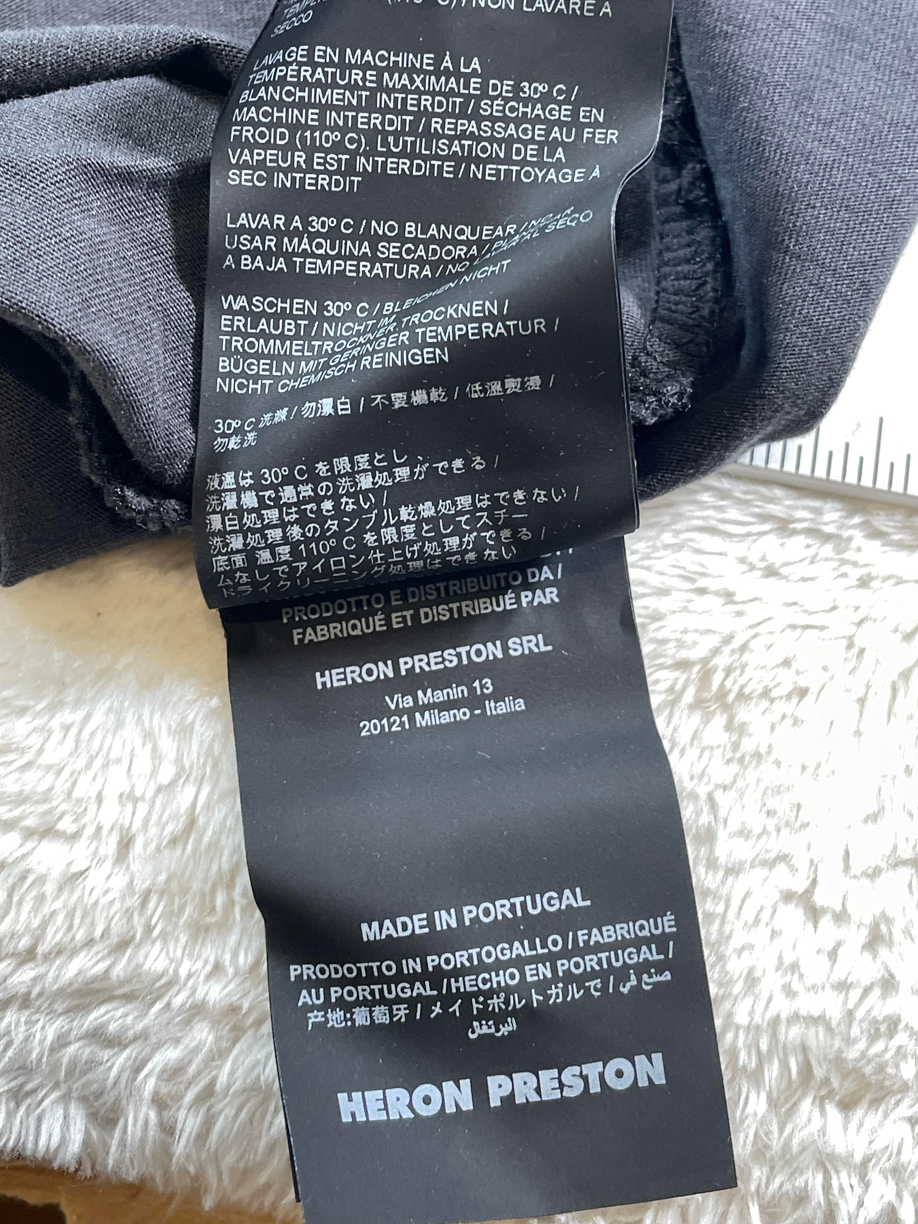 Heron Preston City Of Lights Black Tee