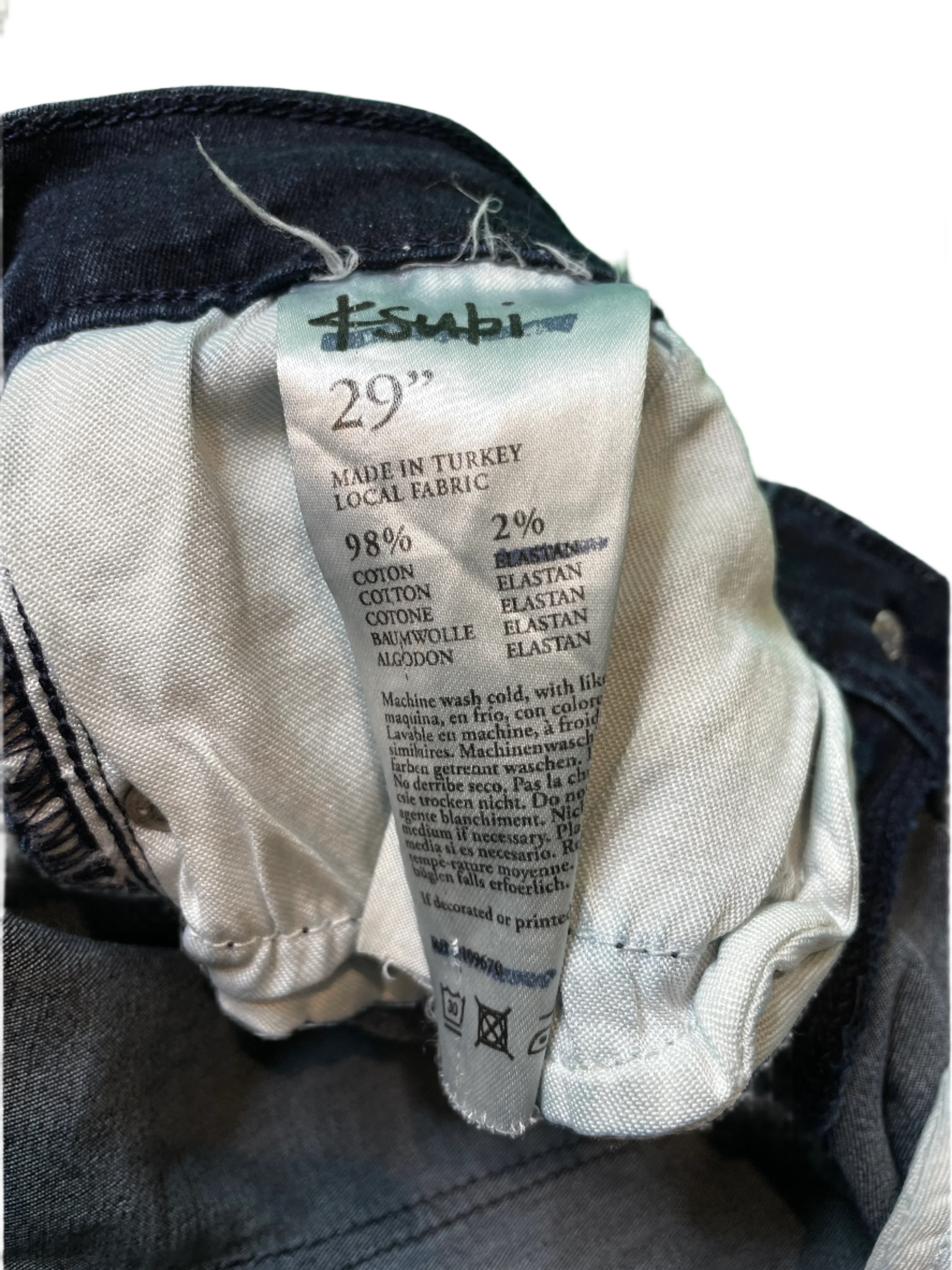 Ksubi Navy Ripped Jeans