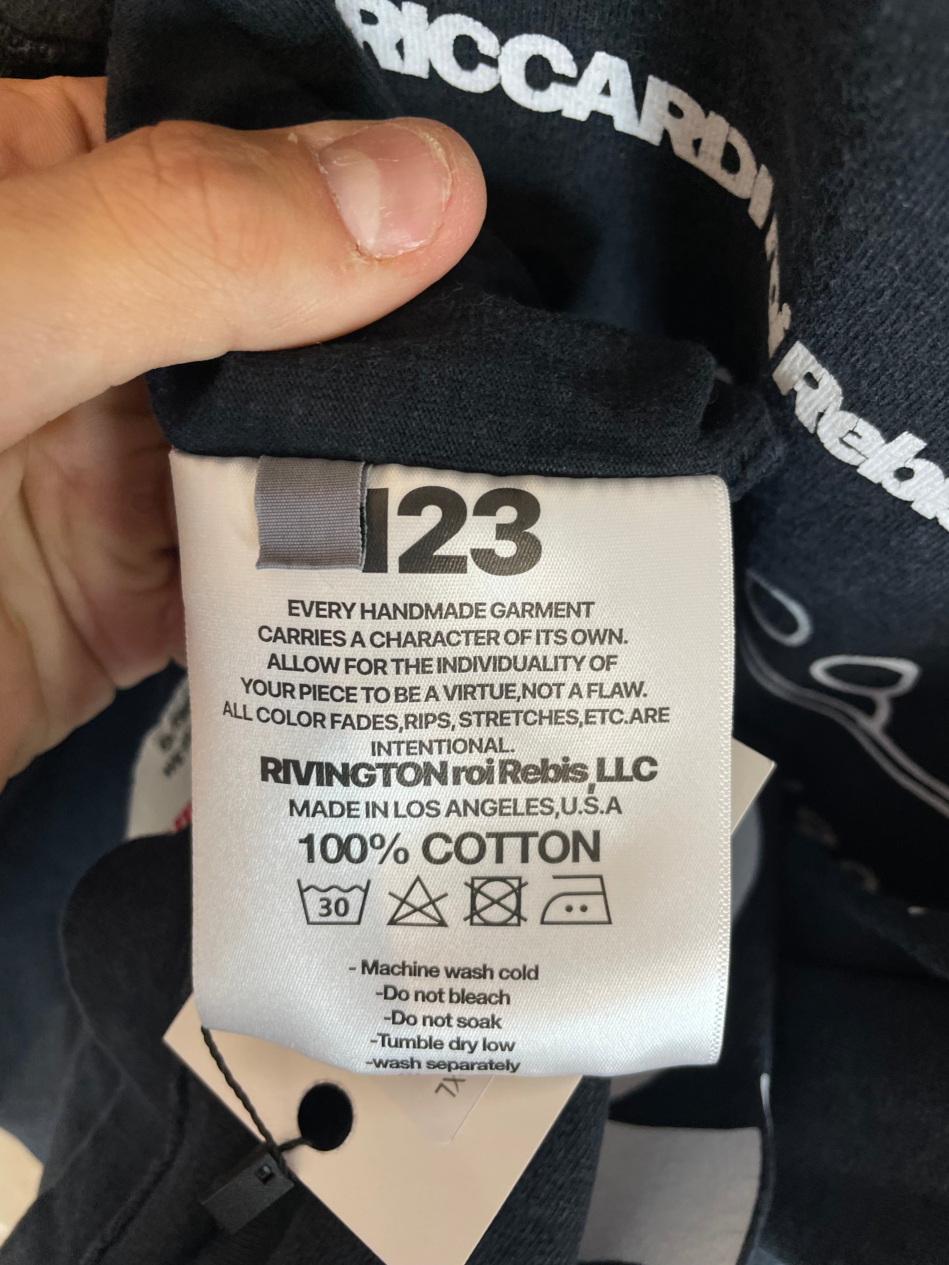 Rivington 123 Tee Black New XL