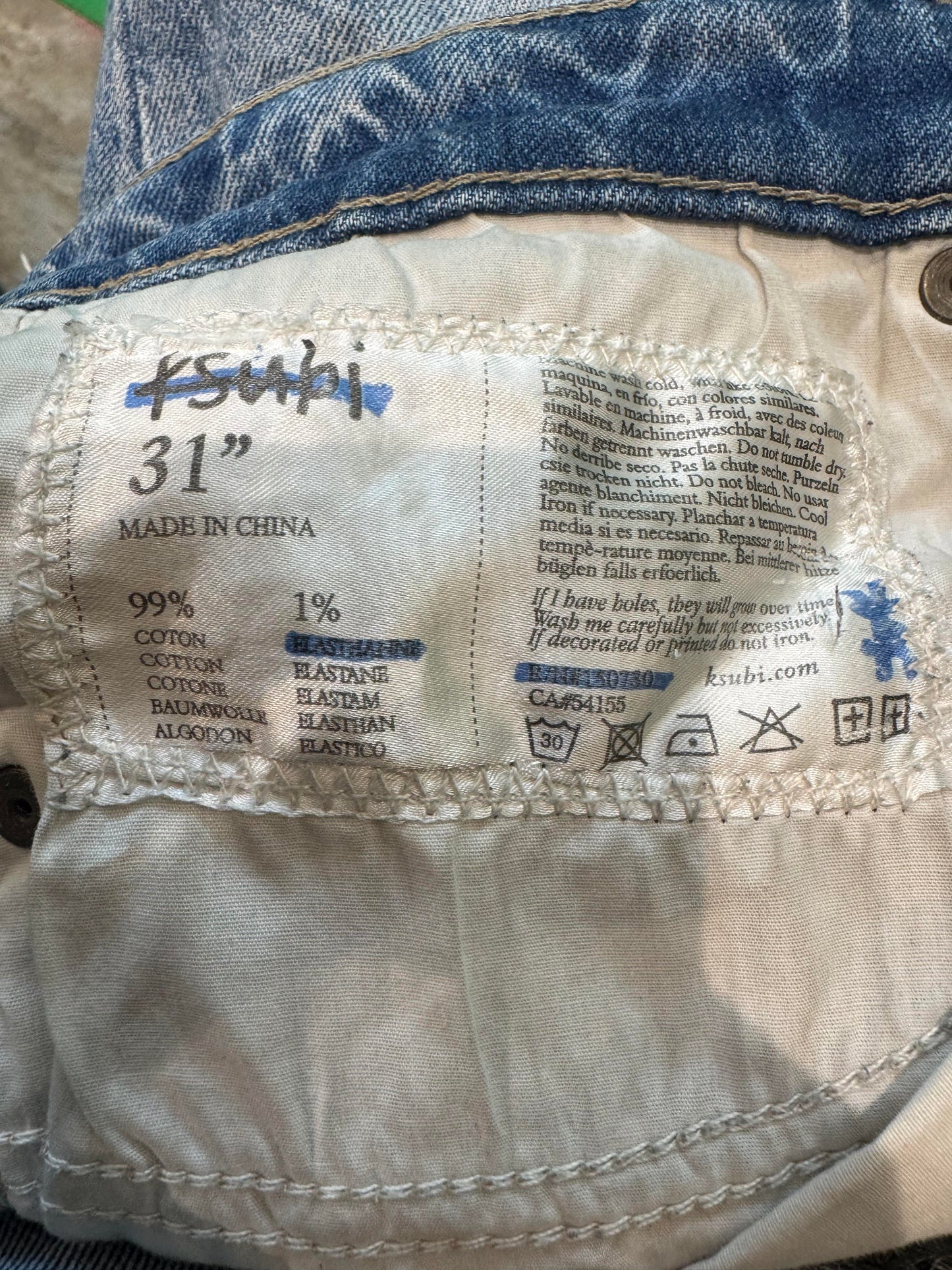 Ksubi Light Wash Jeans