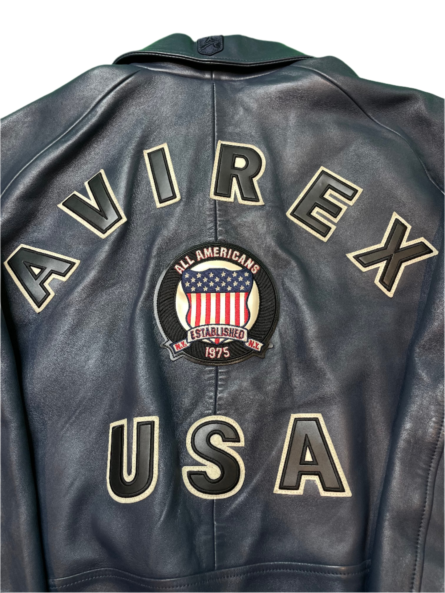 Avirex Graphic Navy Varsity Jacket