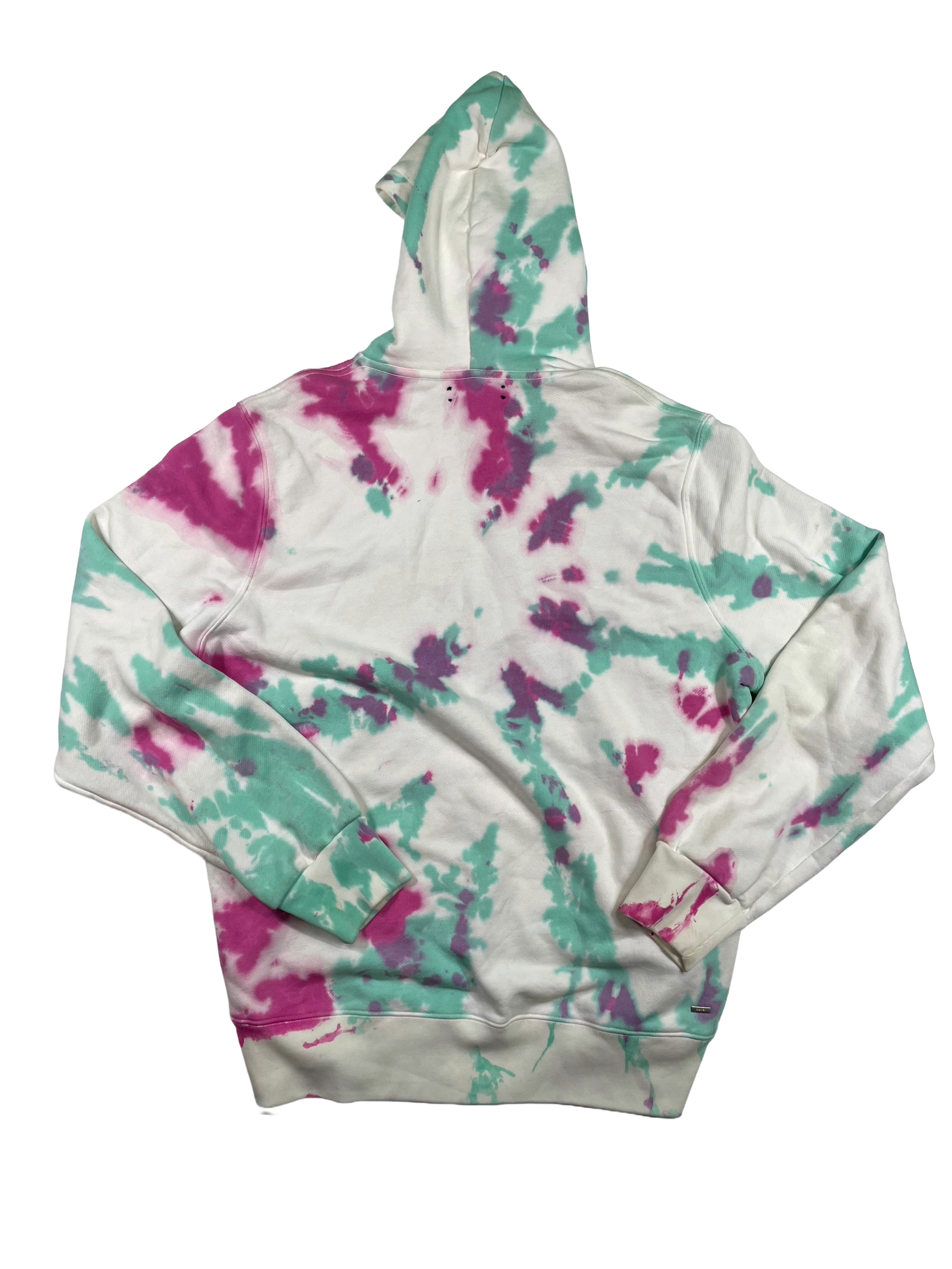 Amiri Tye Dye White Hoodie