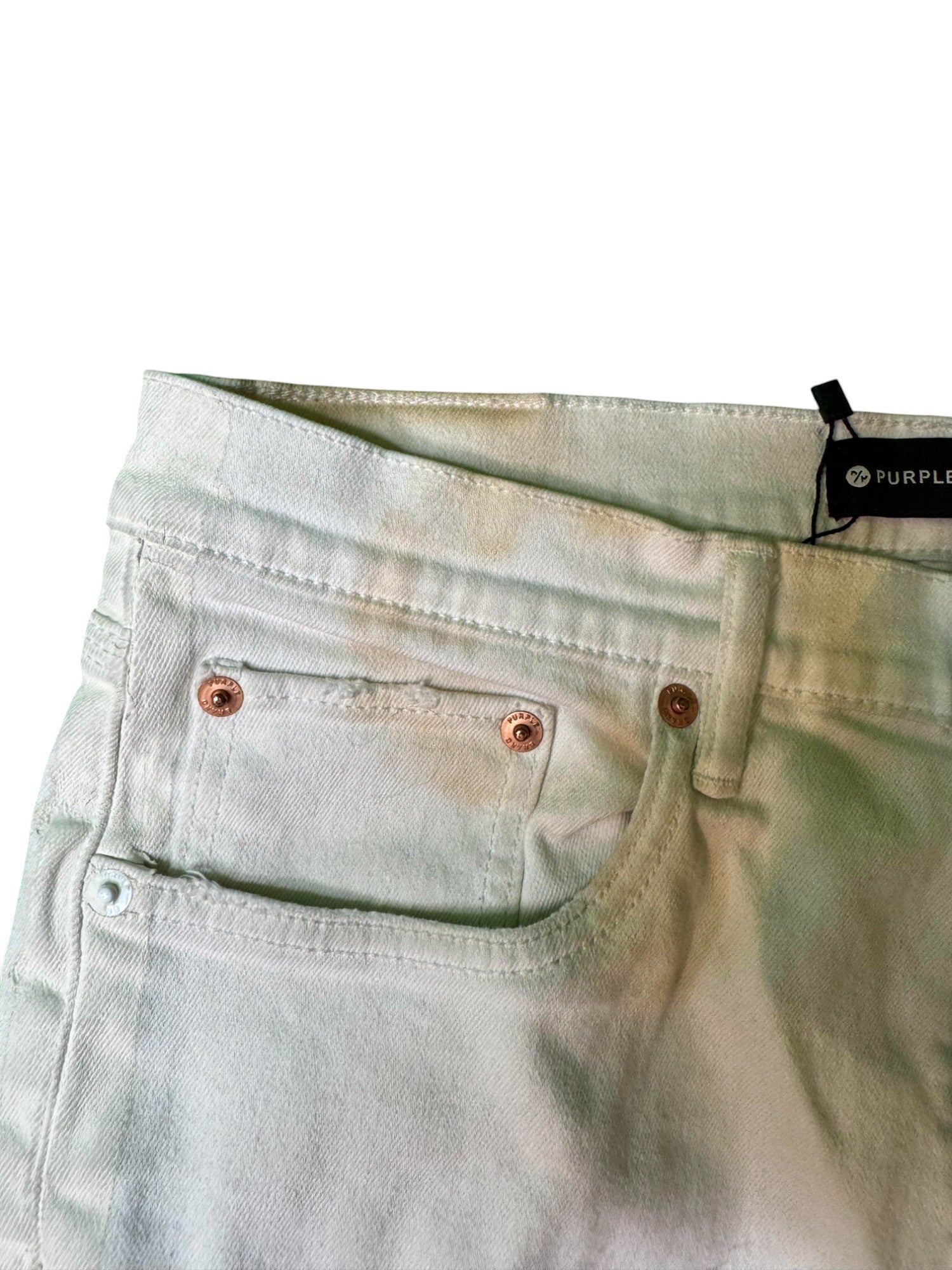 Purple White Jeans