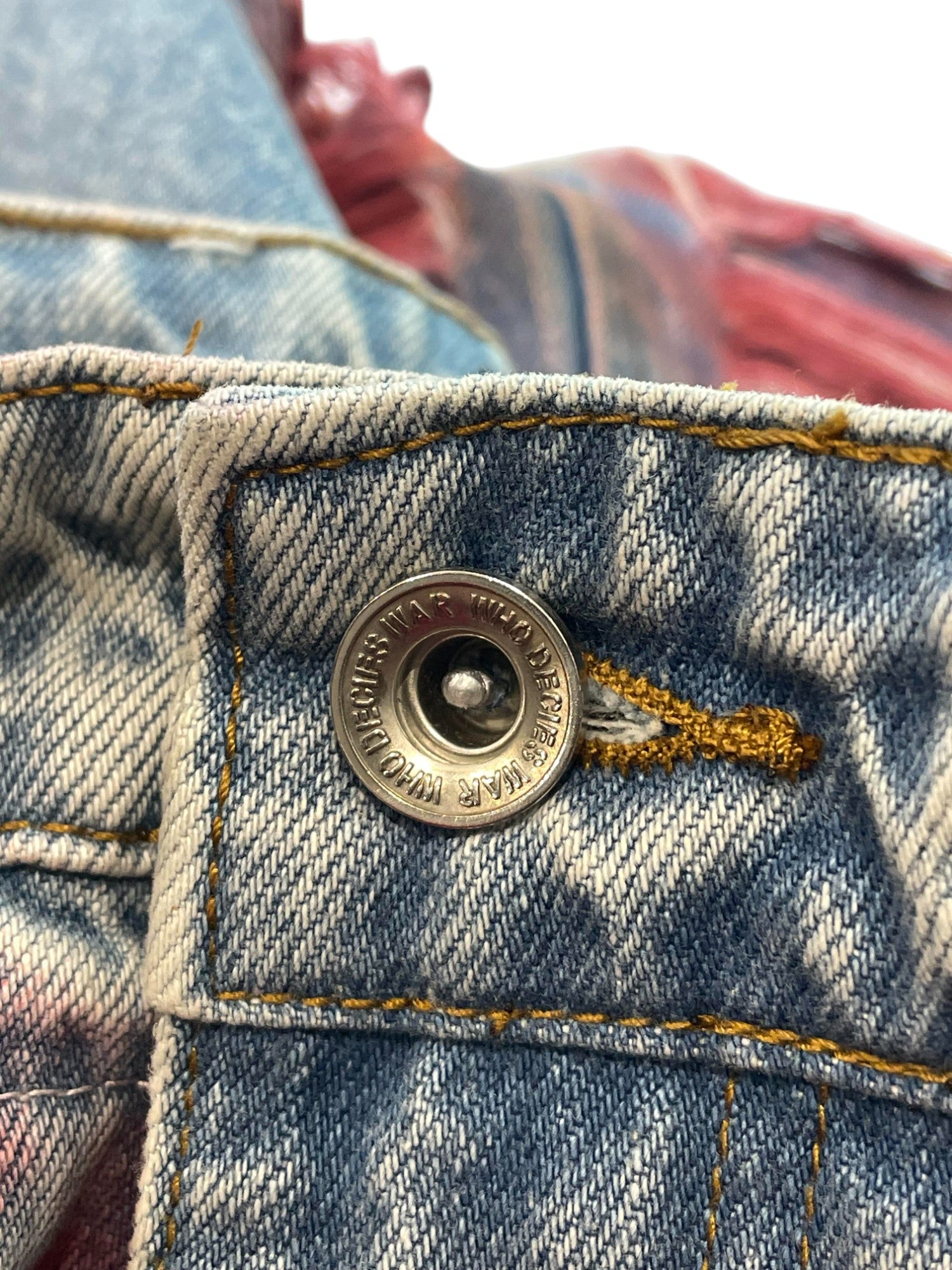 WDW Roygbiv Distressed Denim