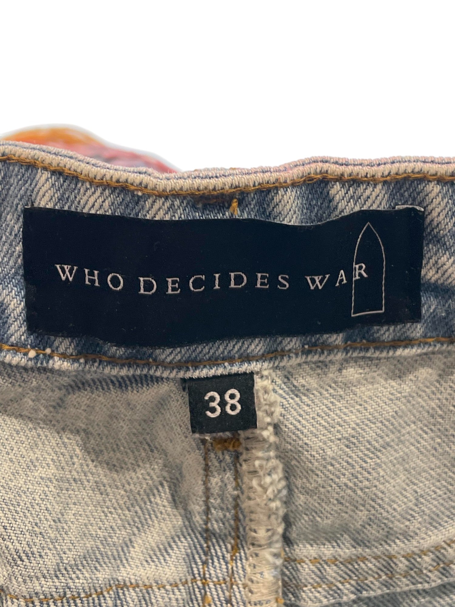 WDW Roygbiv Distressed Denim
