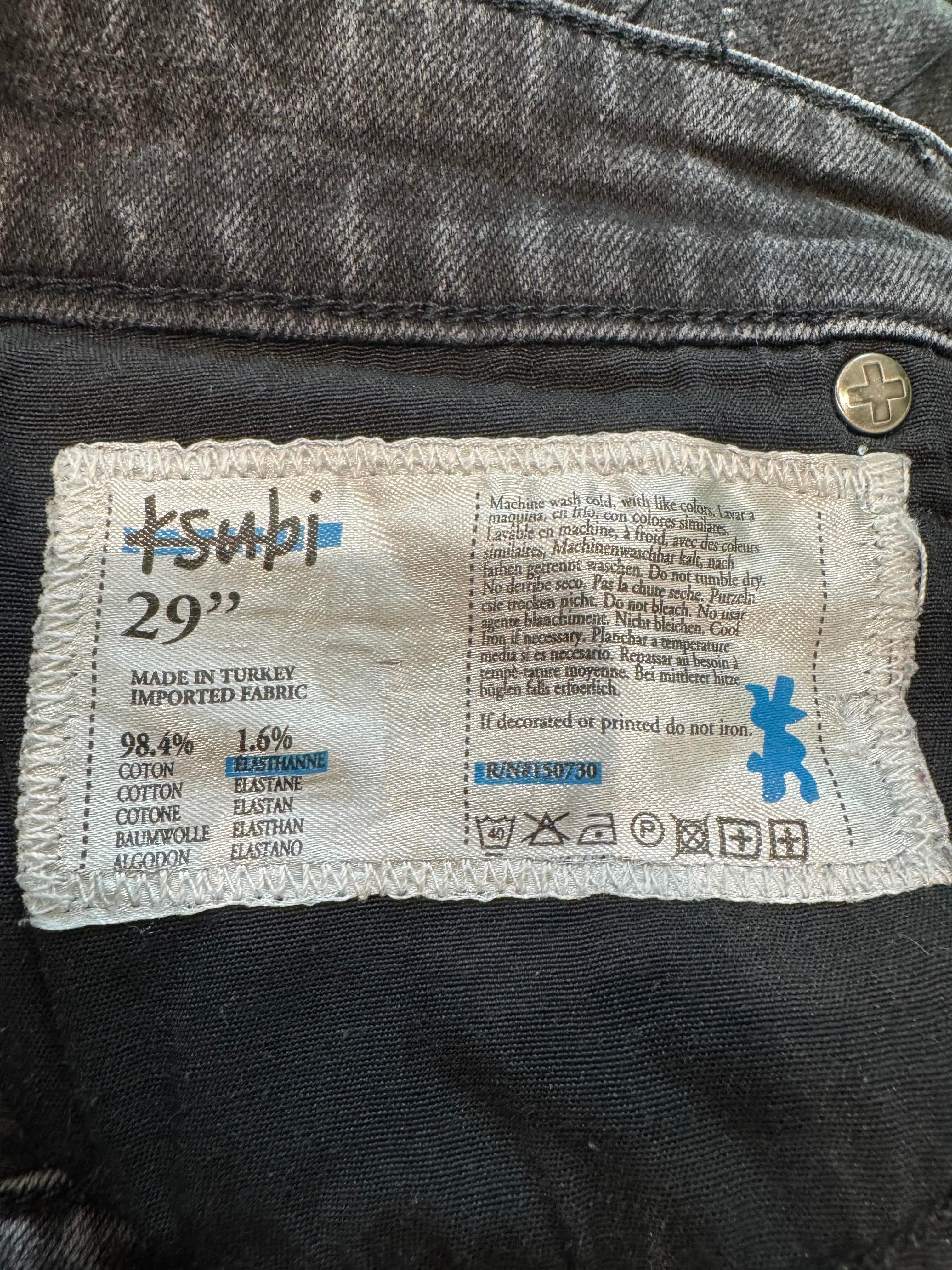 Ksubi Black & Red Jeans