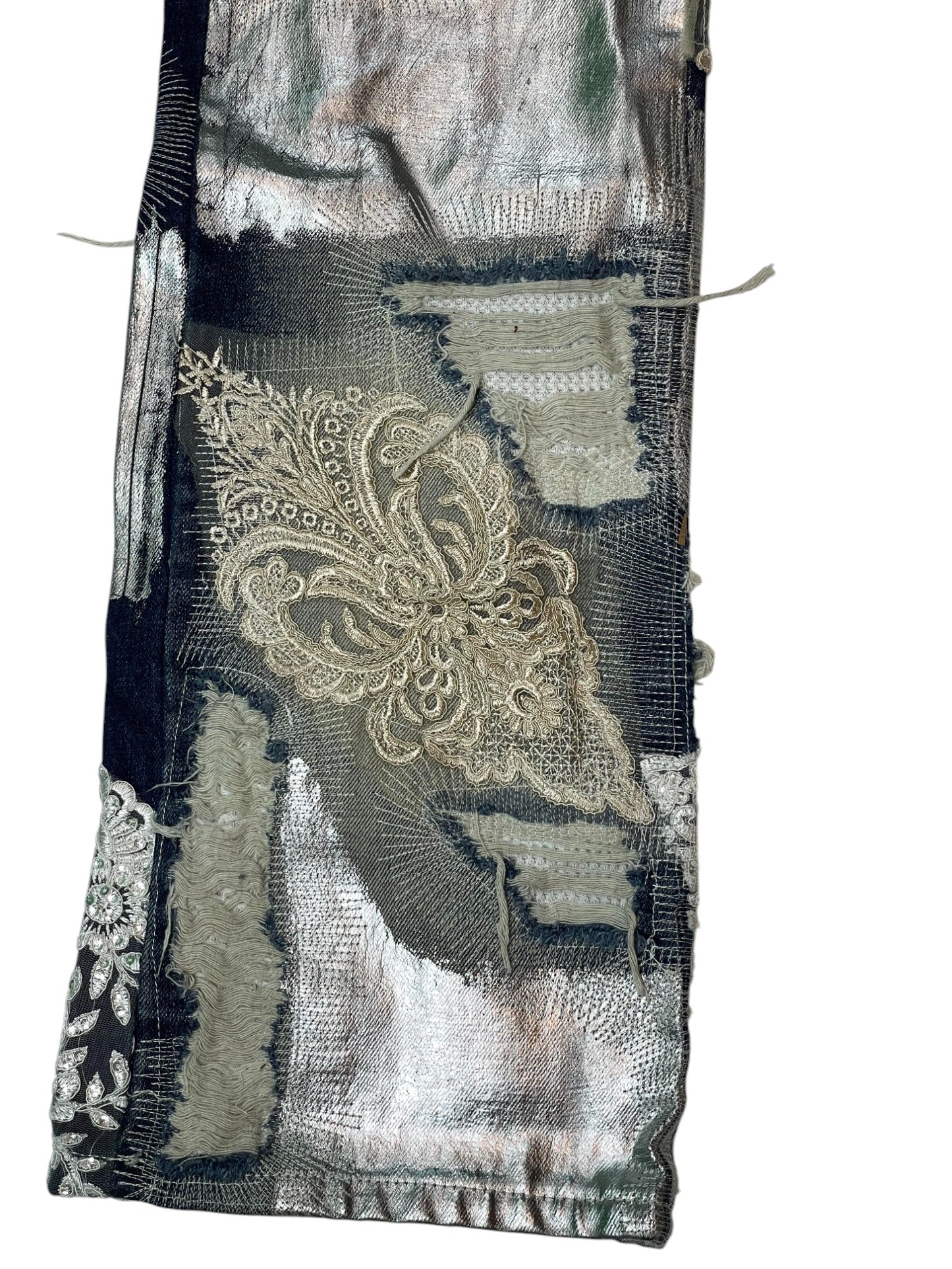 WDW Foil Floral Jeans