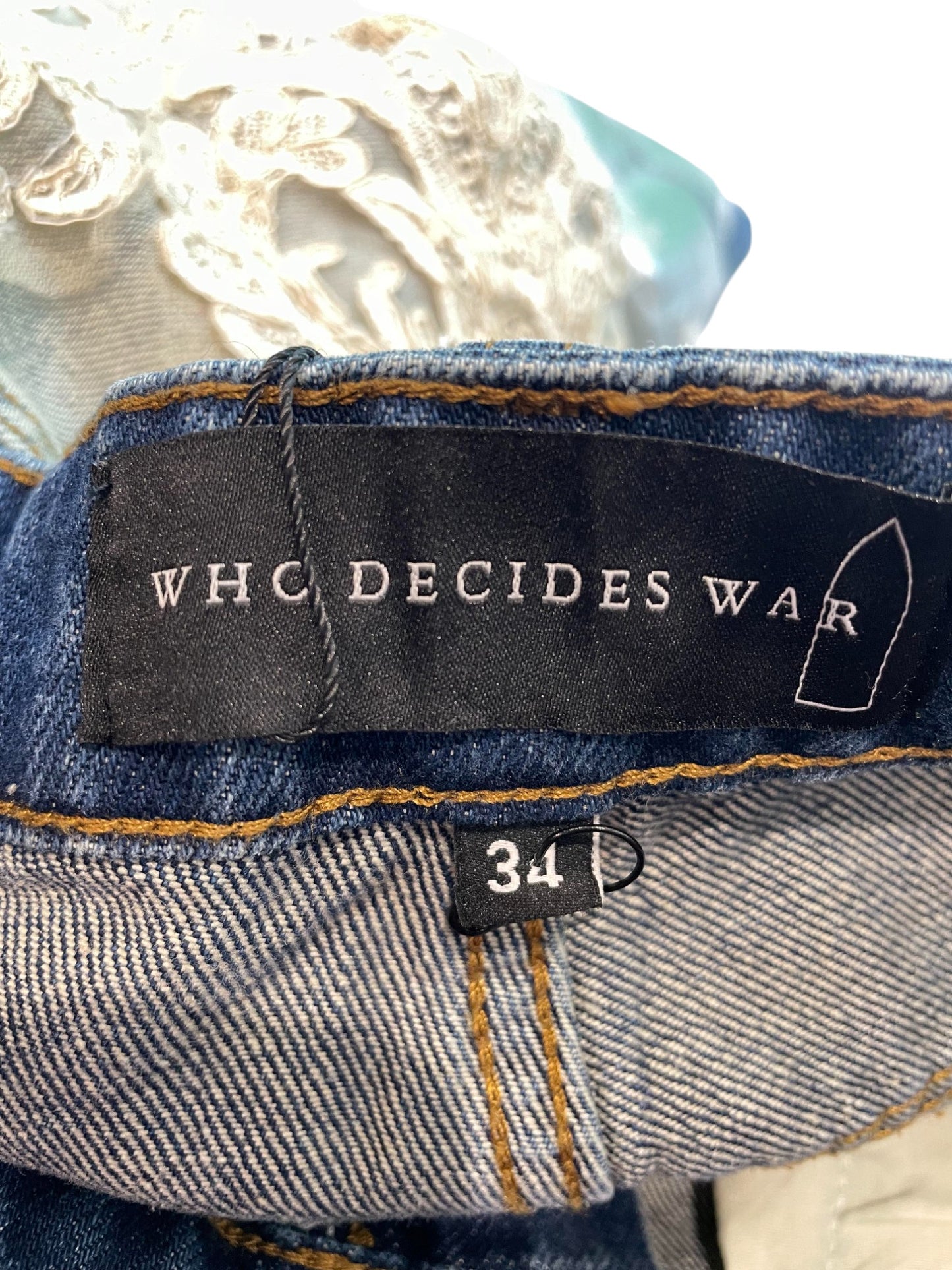 WDW Foil Floral Jeans