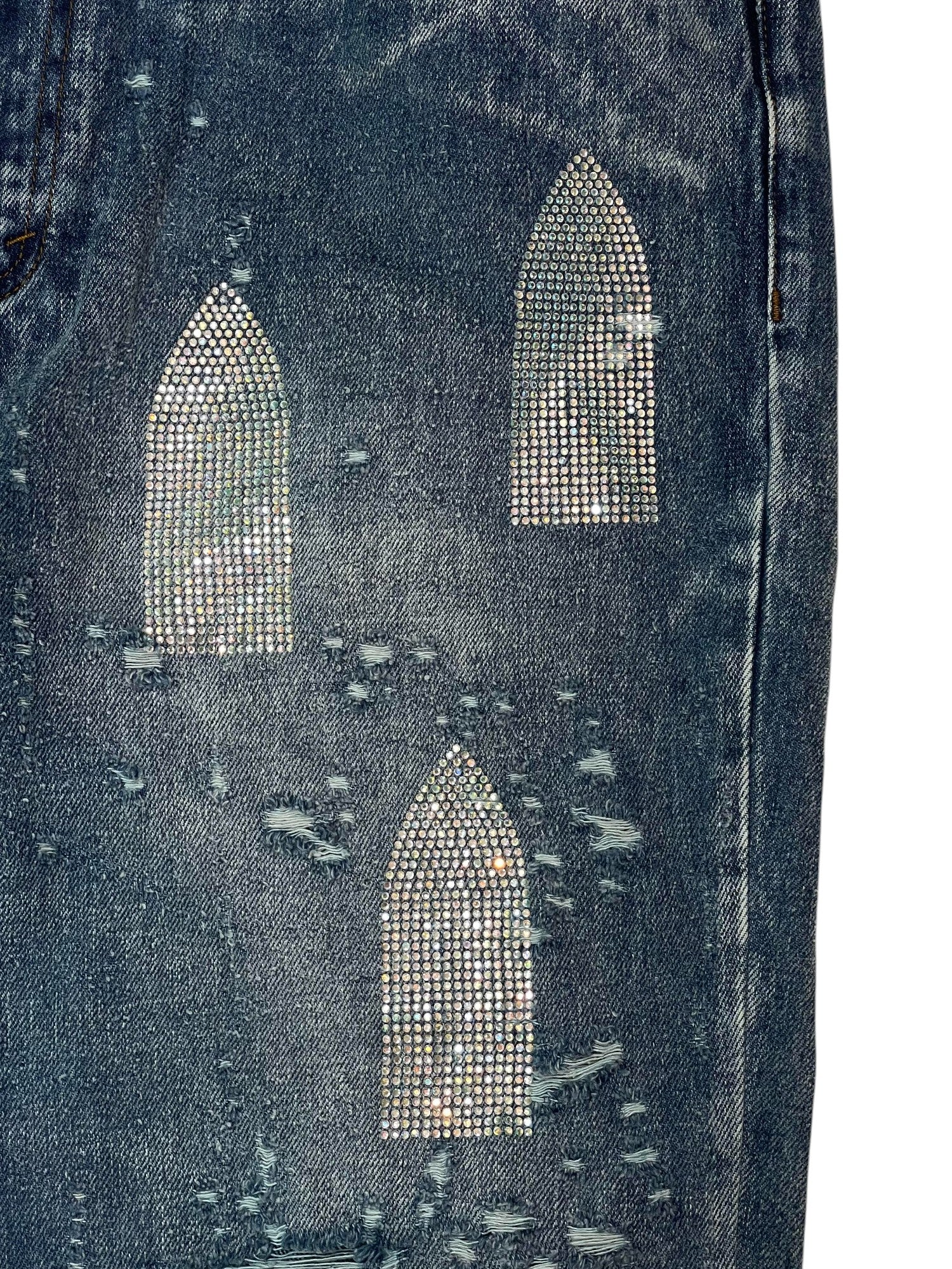 WDW Rhinestone Cemetery Jeans