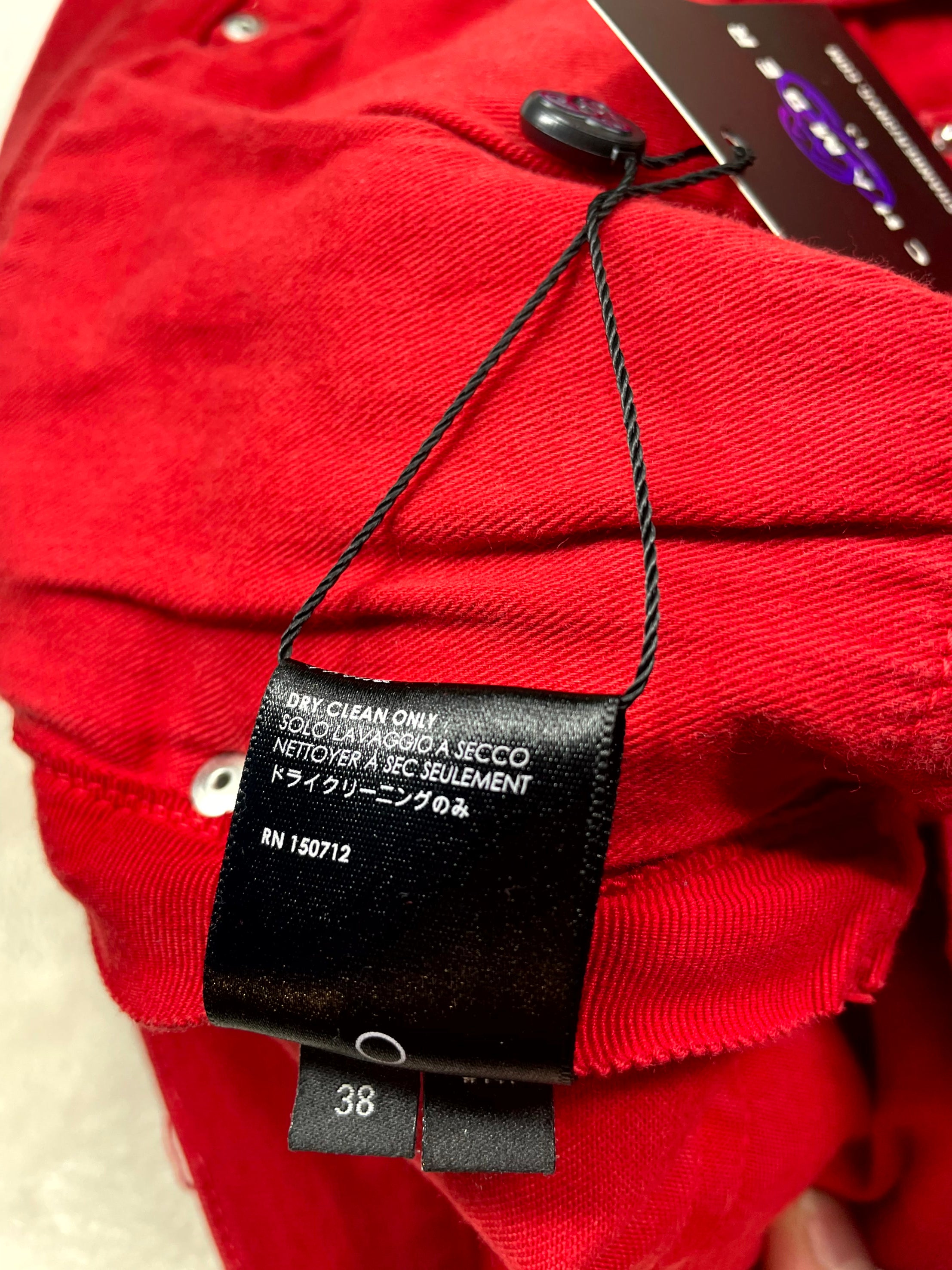 Amiri Stripe Red & Black Jeans