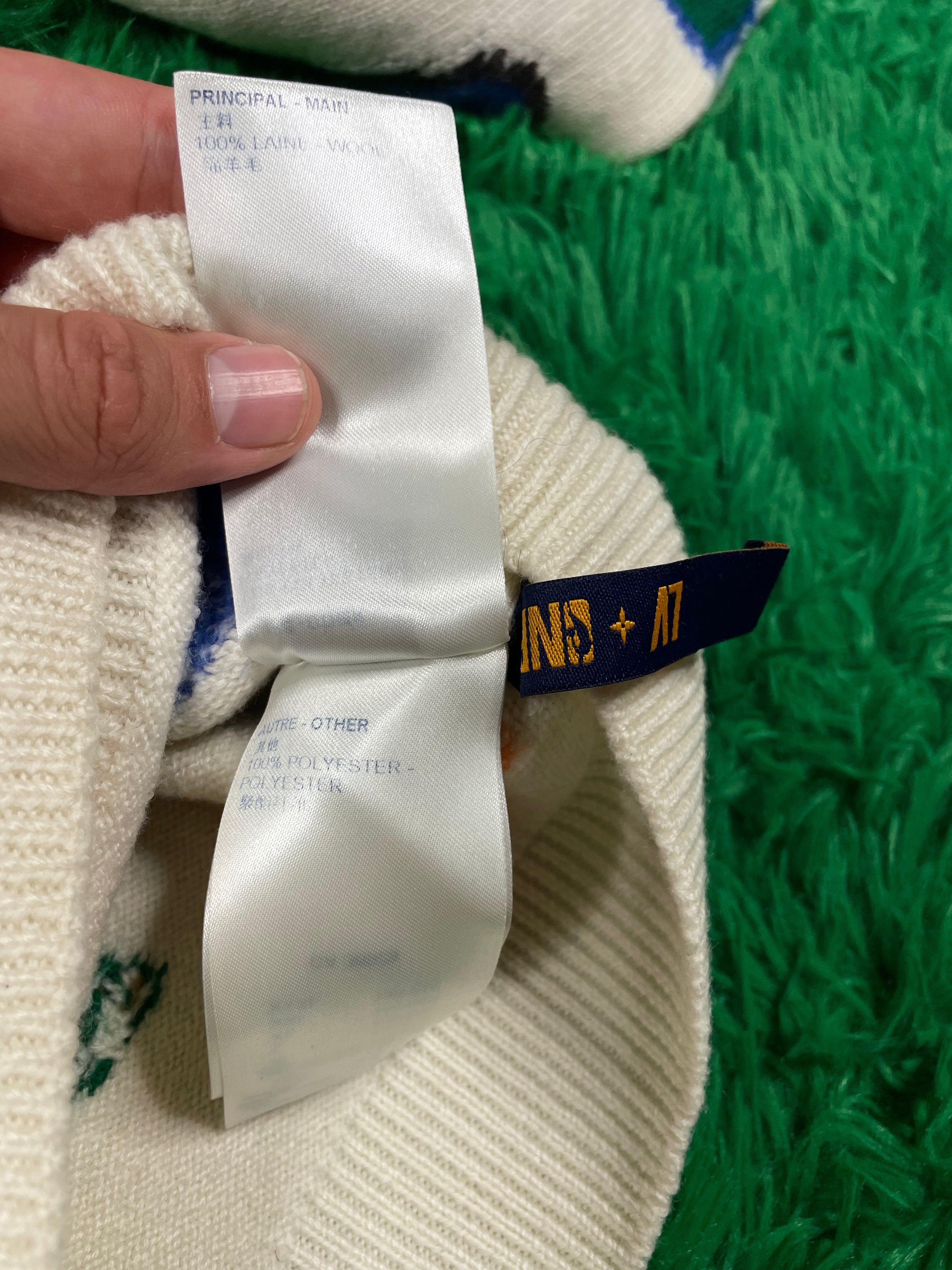 Louis Vuitton Crewneck NBA Cashmere Small (Fits XS) Used