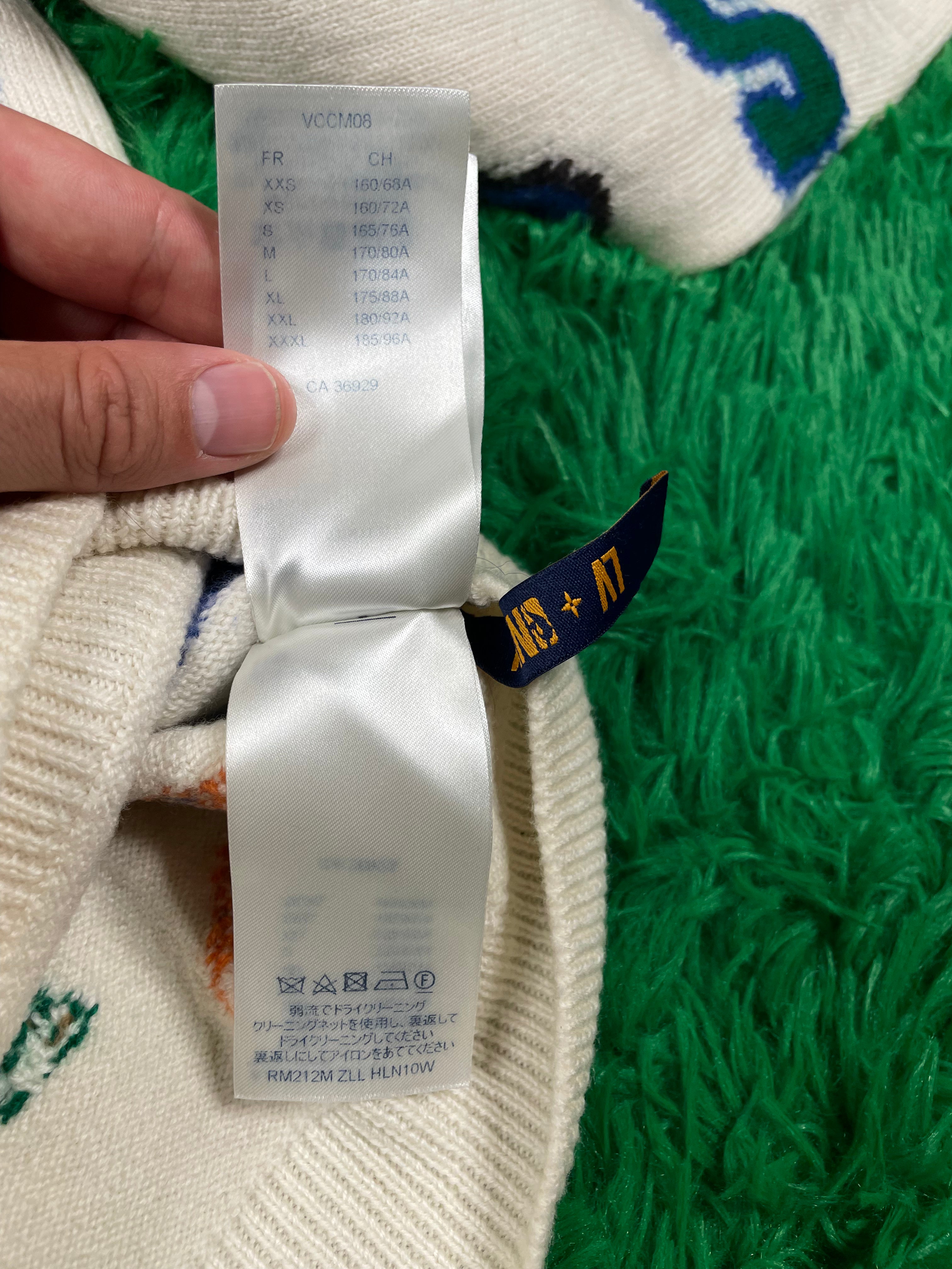 Louis Vuitton Crewneck NBA Cashmere Small (Fits XS) Used