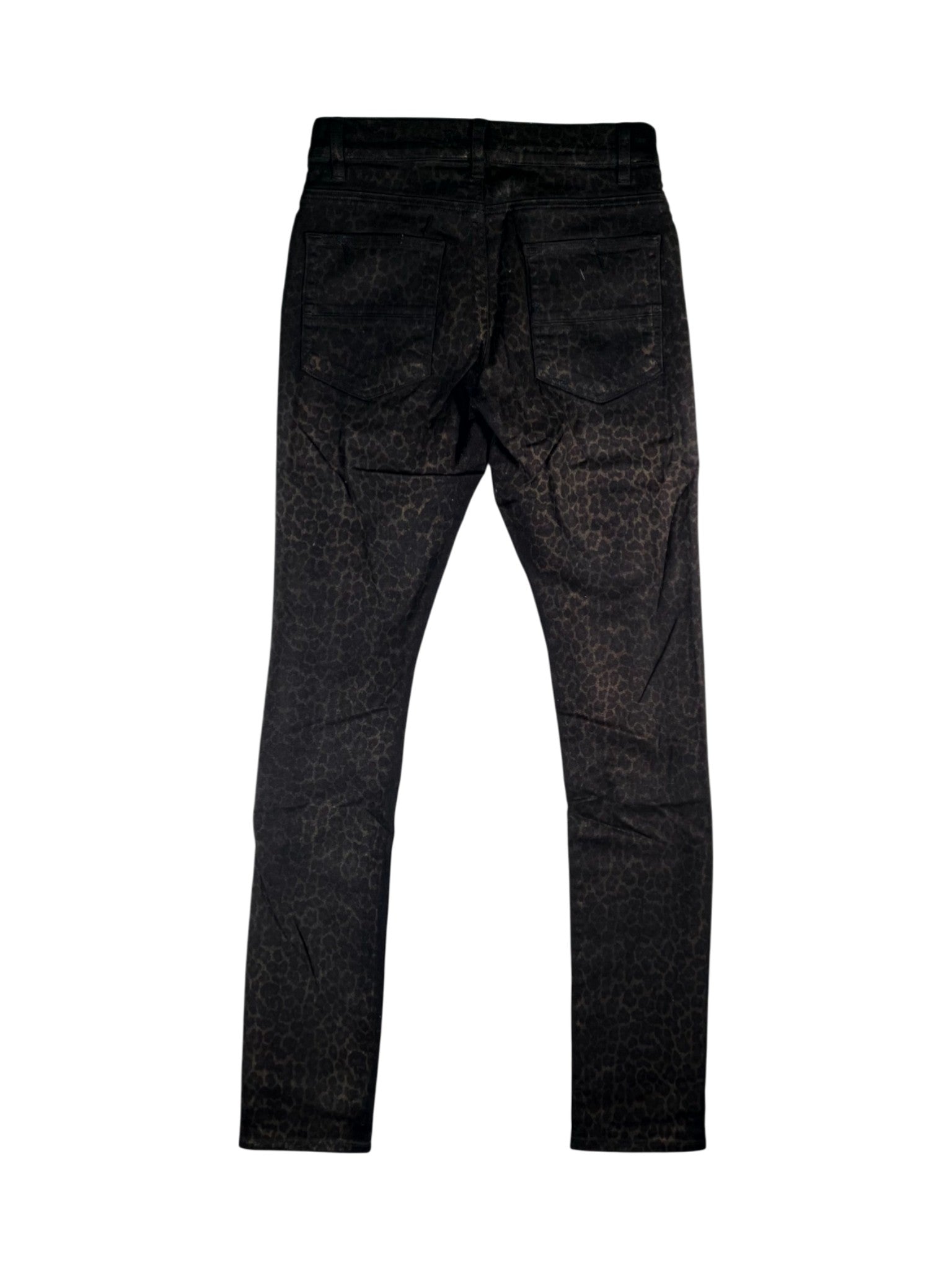 Amiri Cheetah Black Jeans
