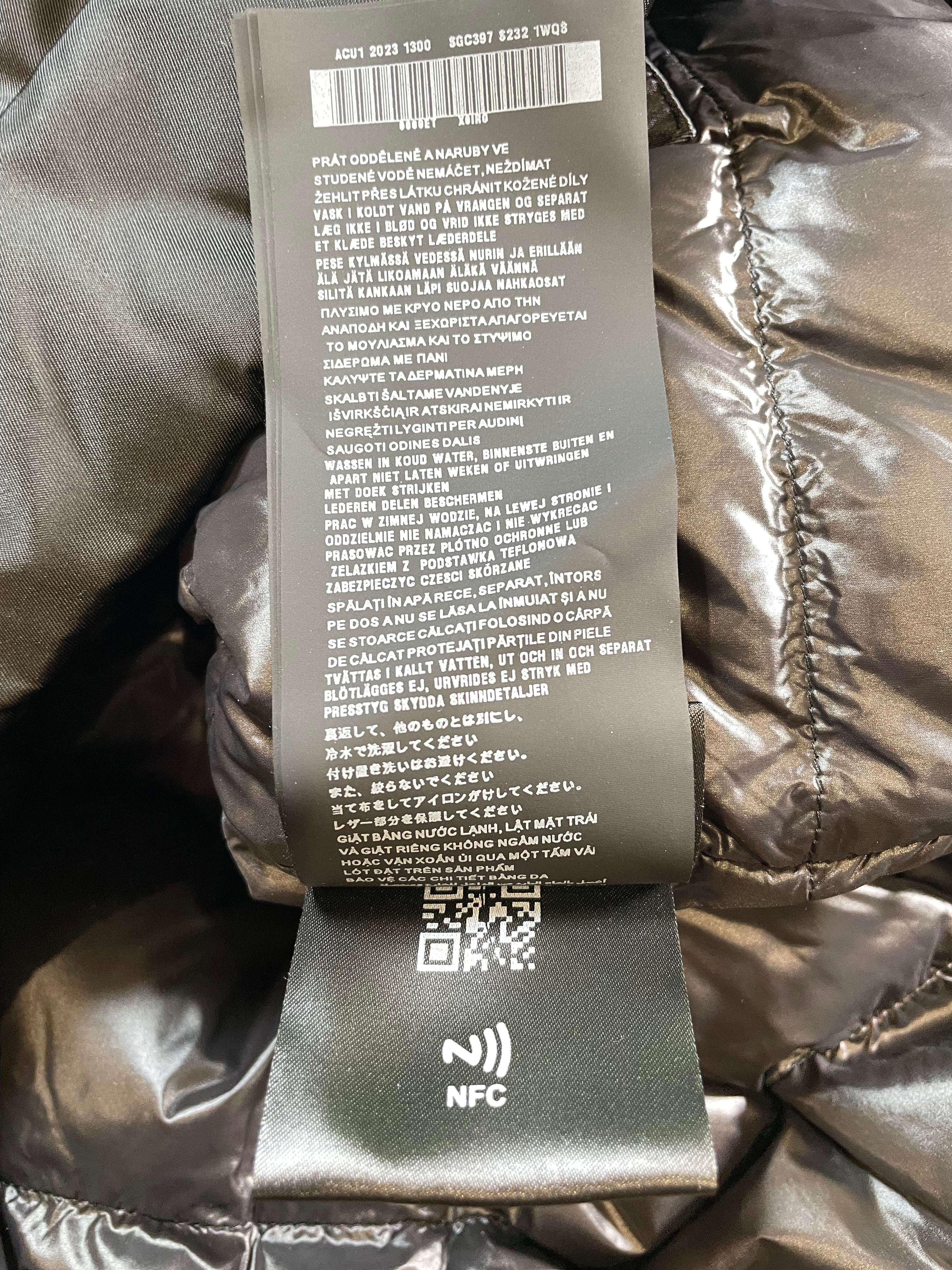 Prada Nylon Puffer Logo Jacket