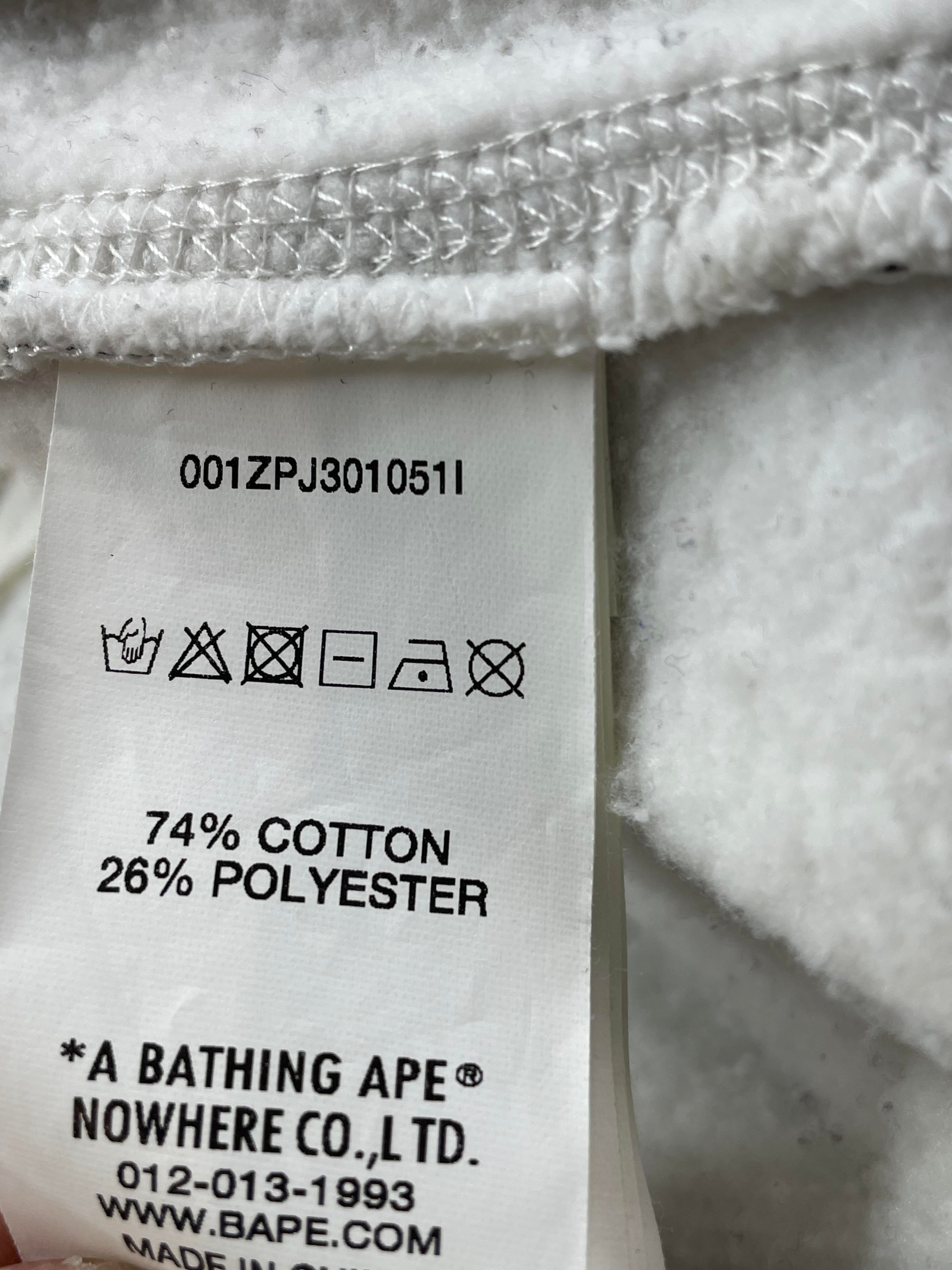 BAPE 'Shark ' Black & White Hoodie