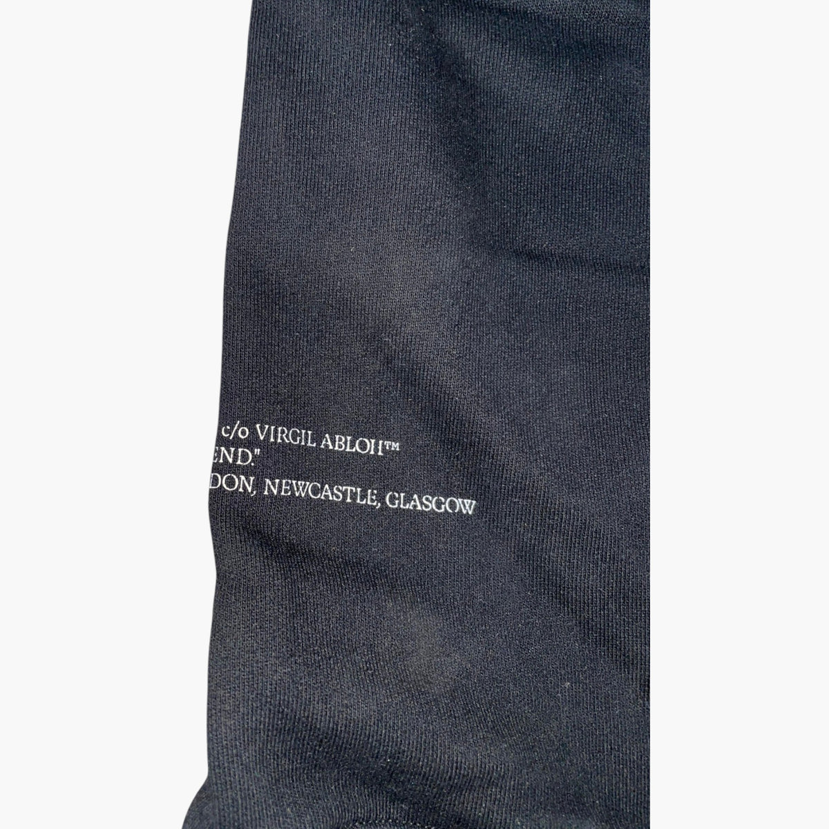 Off-White Scholar Arrow Till The End Black & Blue Hoodie
