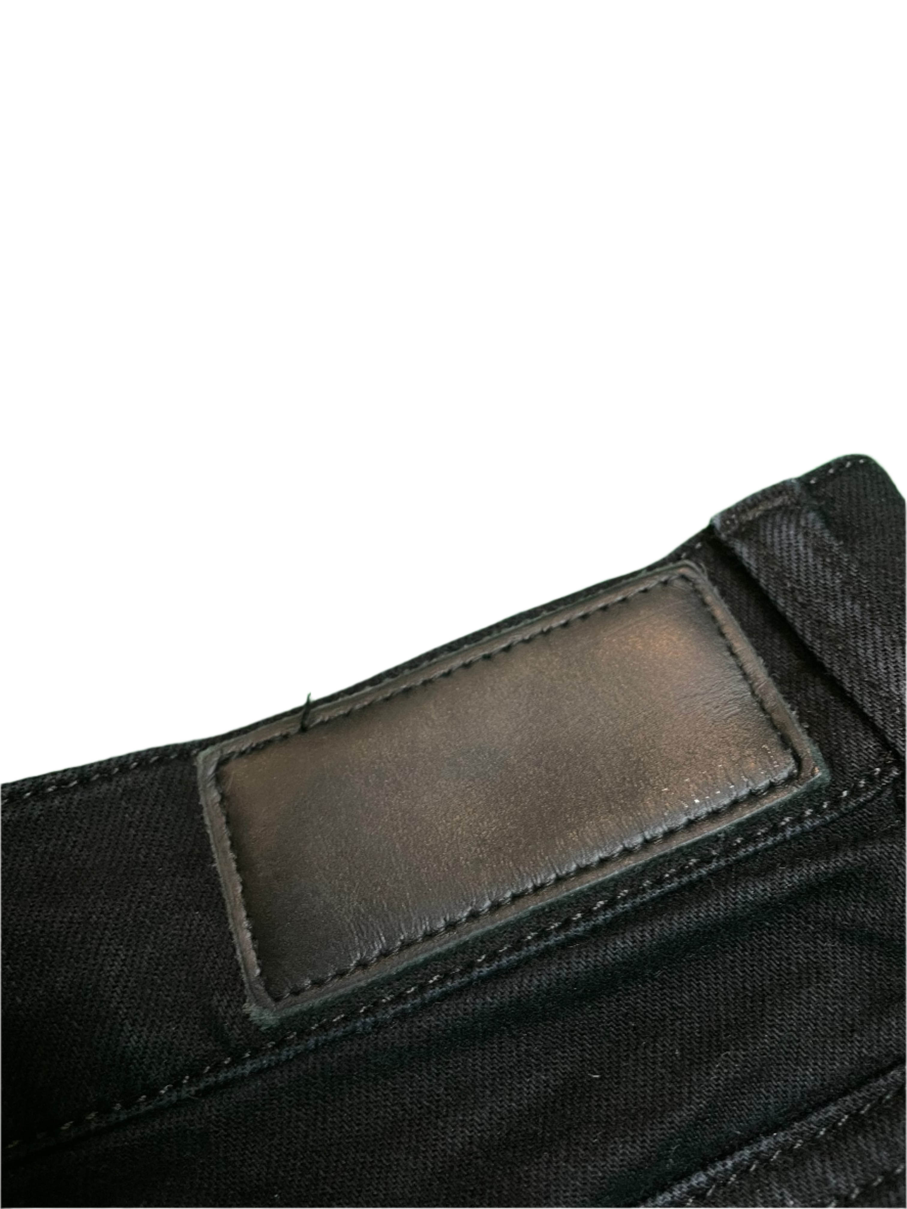 Amiri Black & Red Stripe Jeans