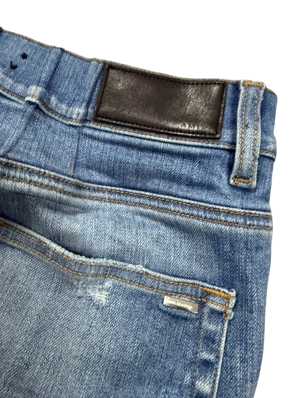 Amiri MX1 Hawaiian Patch Light Wash Jeans