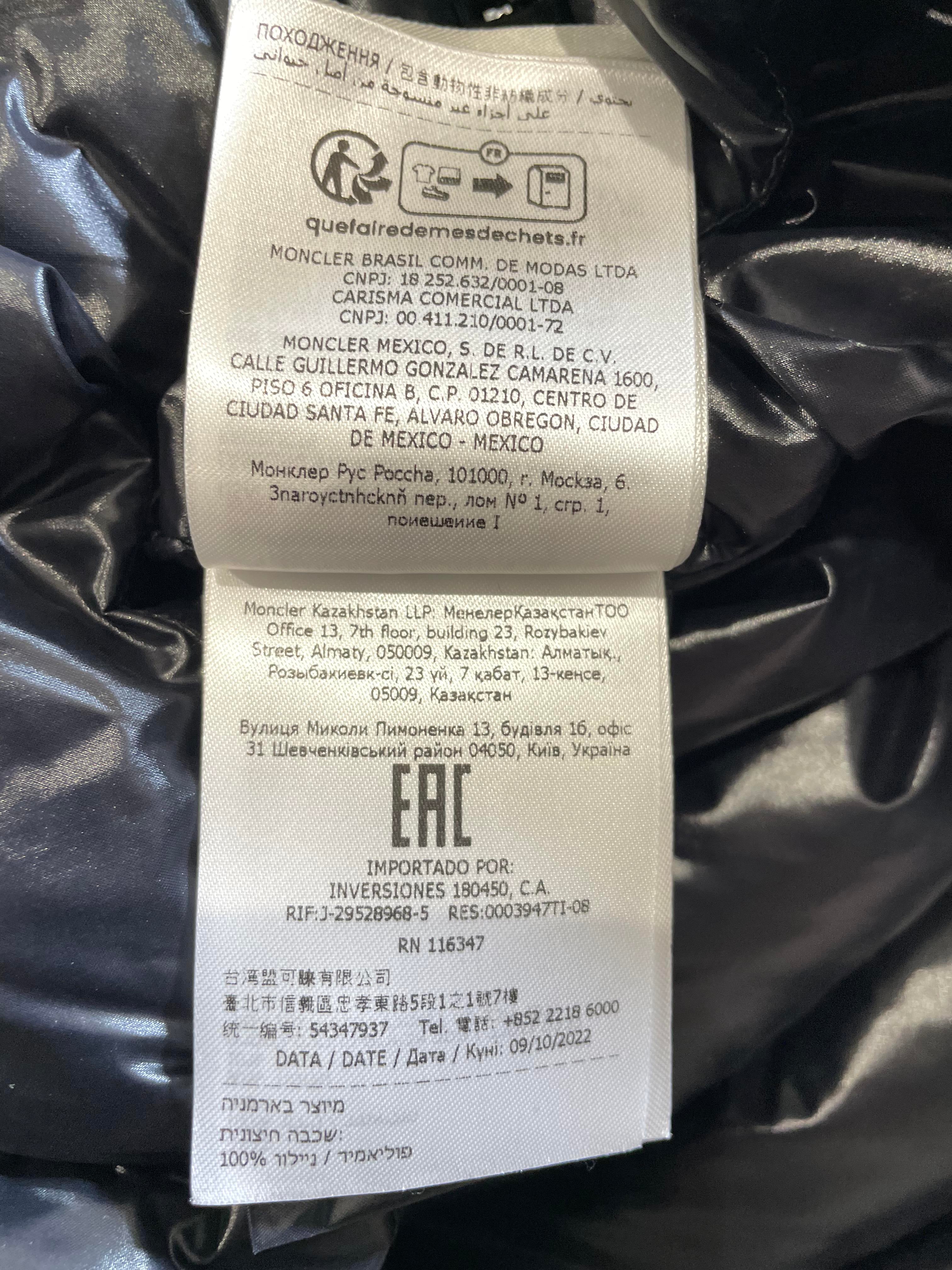 Moncler Bady Black Puffer Jacket