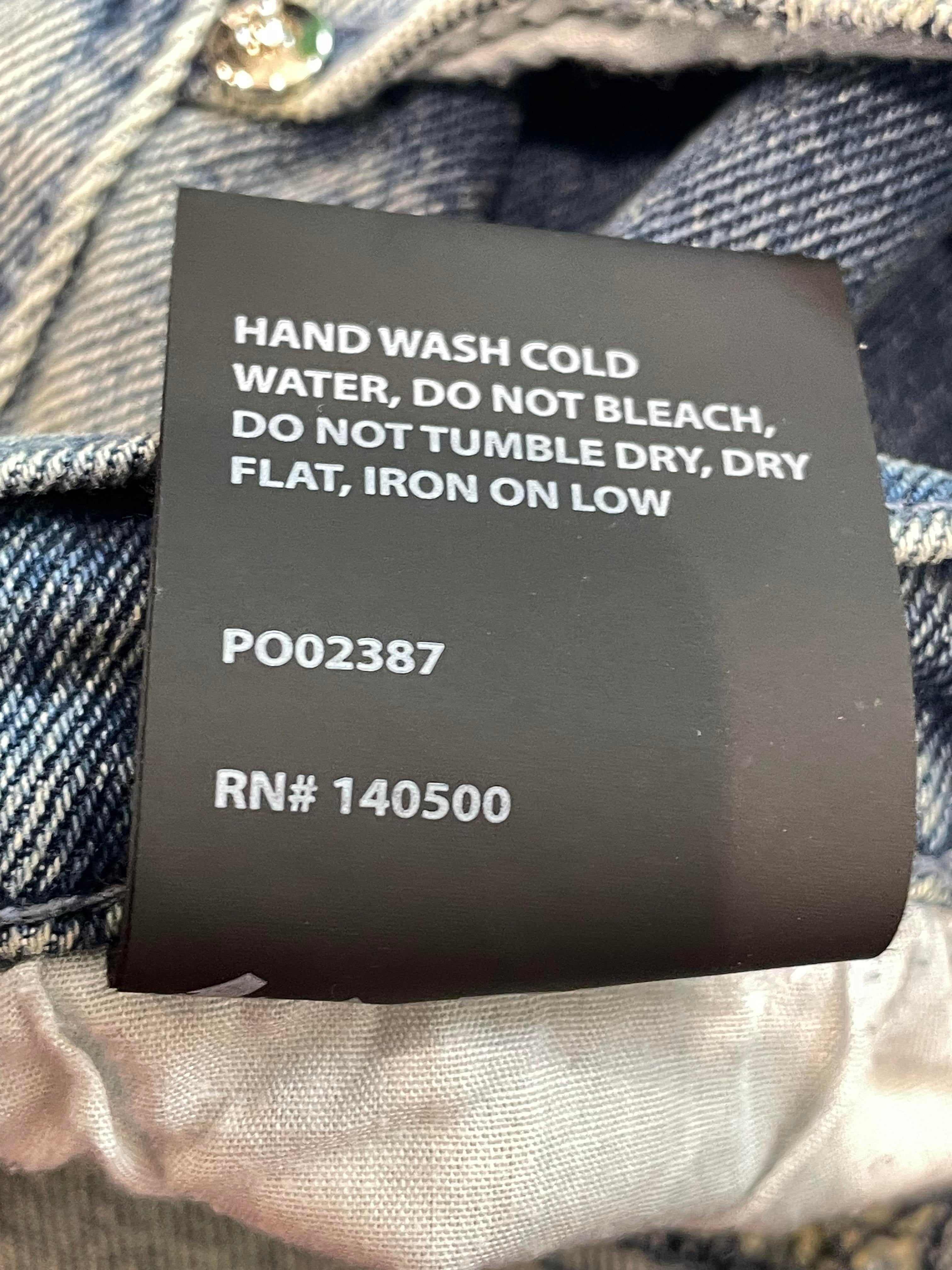 RTA Light Wash Patchwork Jeans