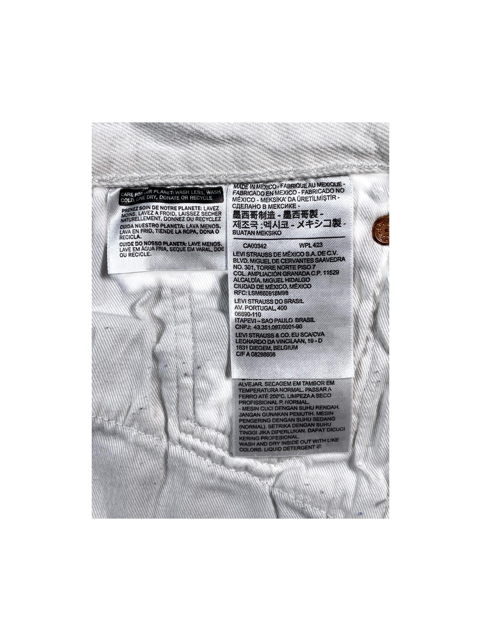 Denim Tears White Jeans