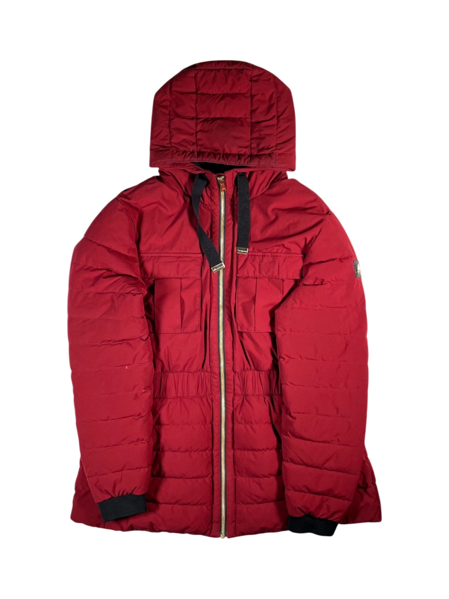 Moose Knuckles Women's Parka Red & Gold Jacket