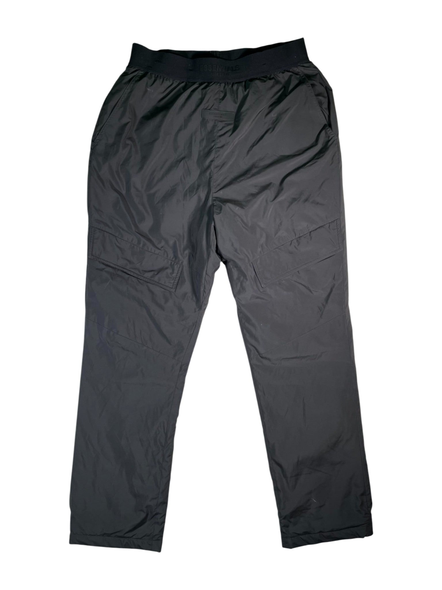 Essentials Nylon Puffer Black Pants
