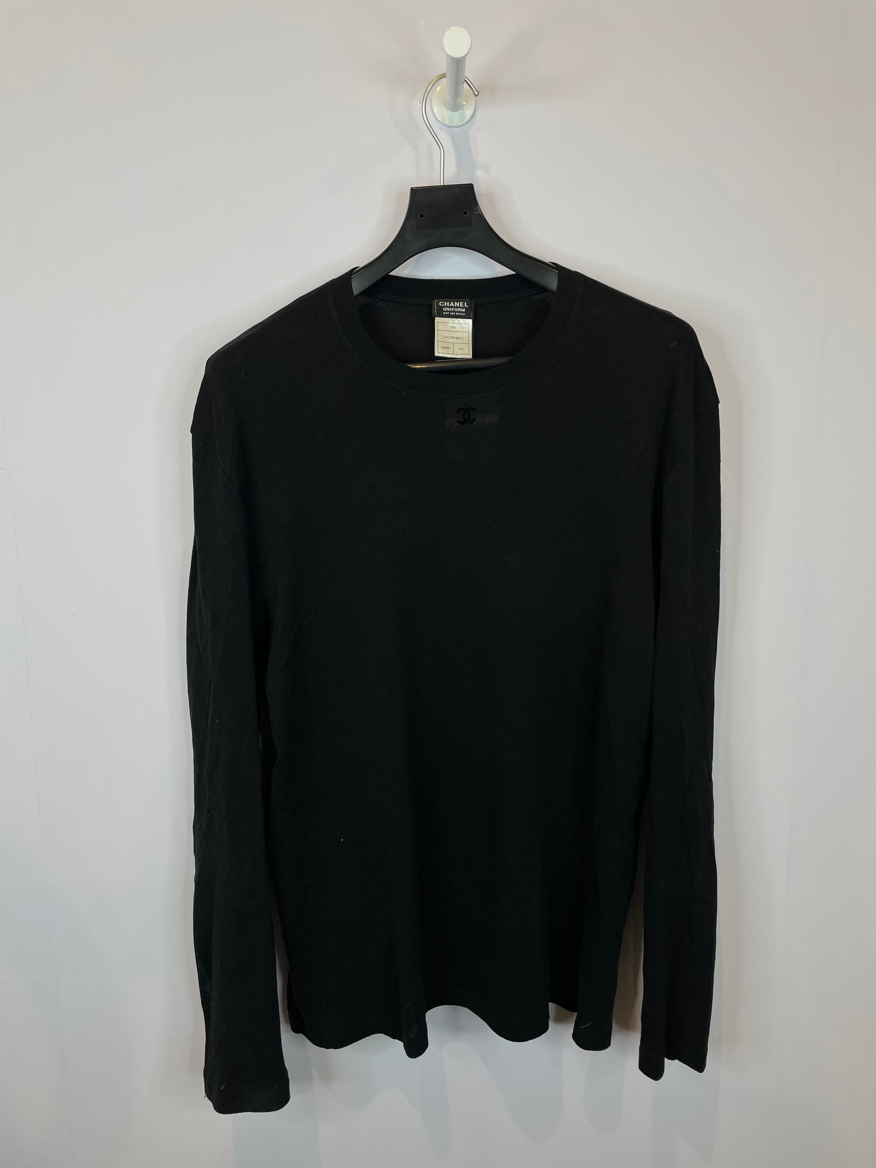 Chanel Quilted LS Black Used XXL