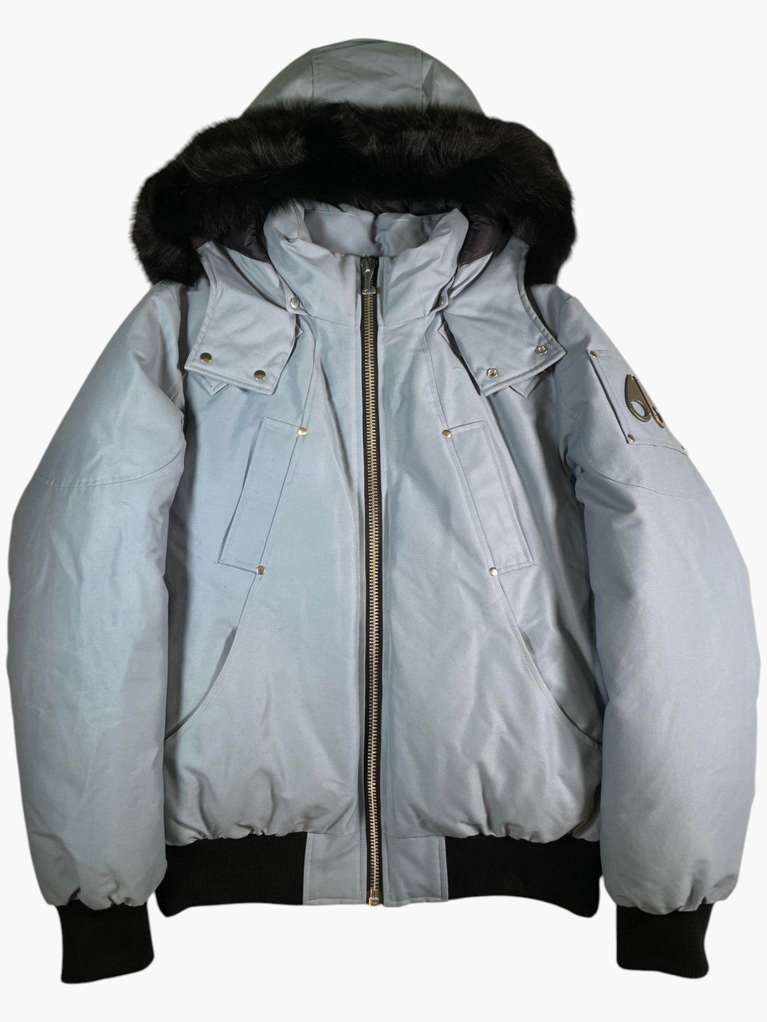 Moose Knuckles Babystone Ballistic Bomber Jacket