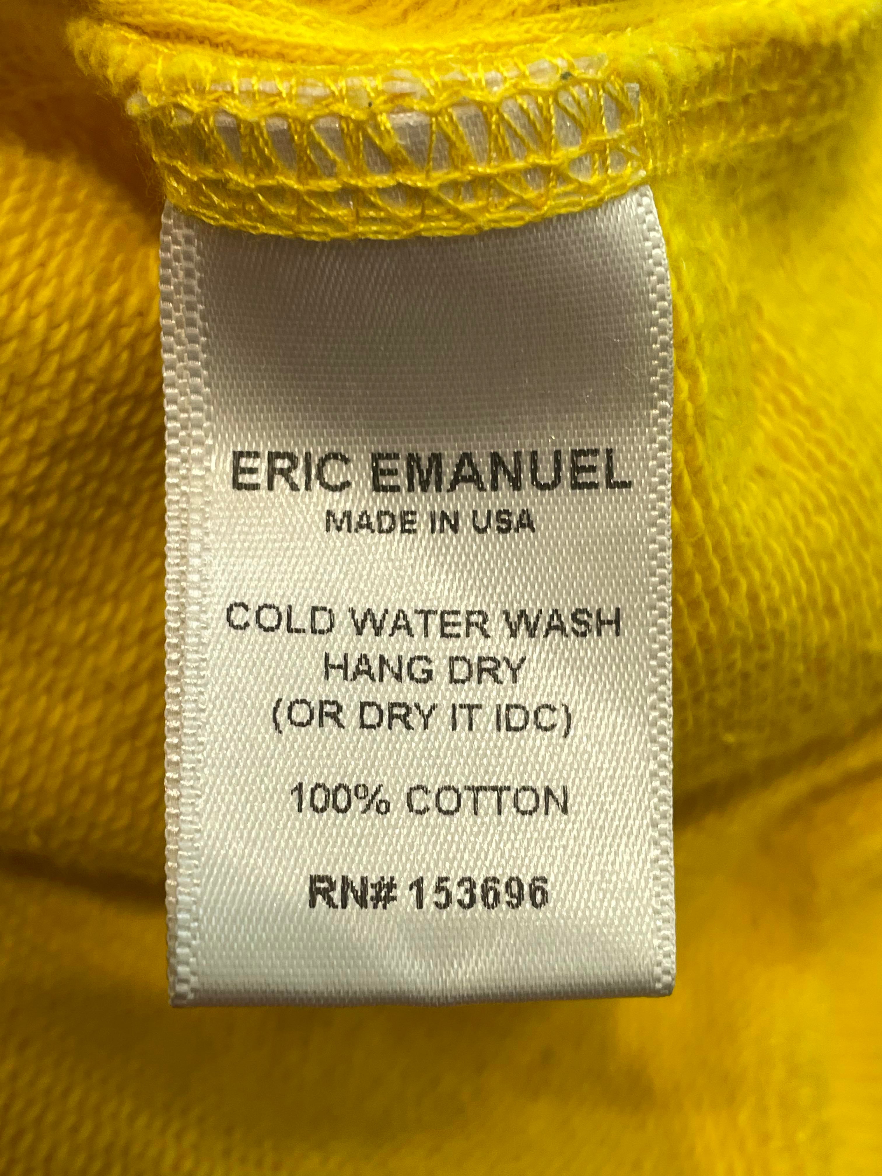 Eric Emanuel Yellow Pink Sweatsuit