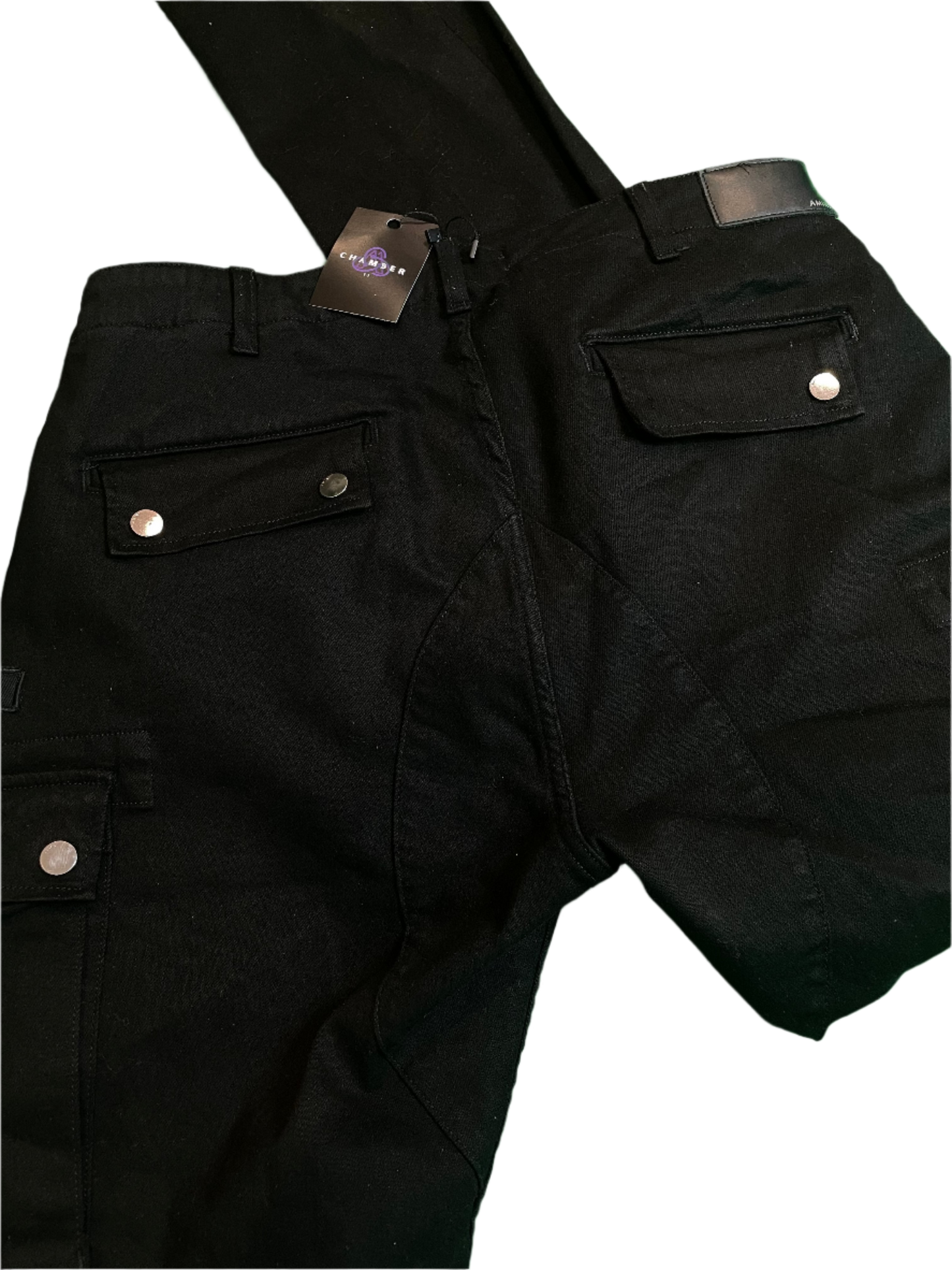 Amiri Cargo Black Pants
