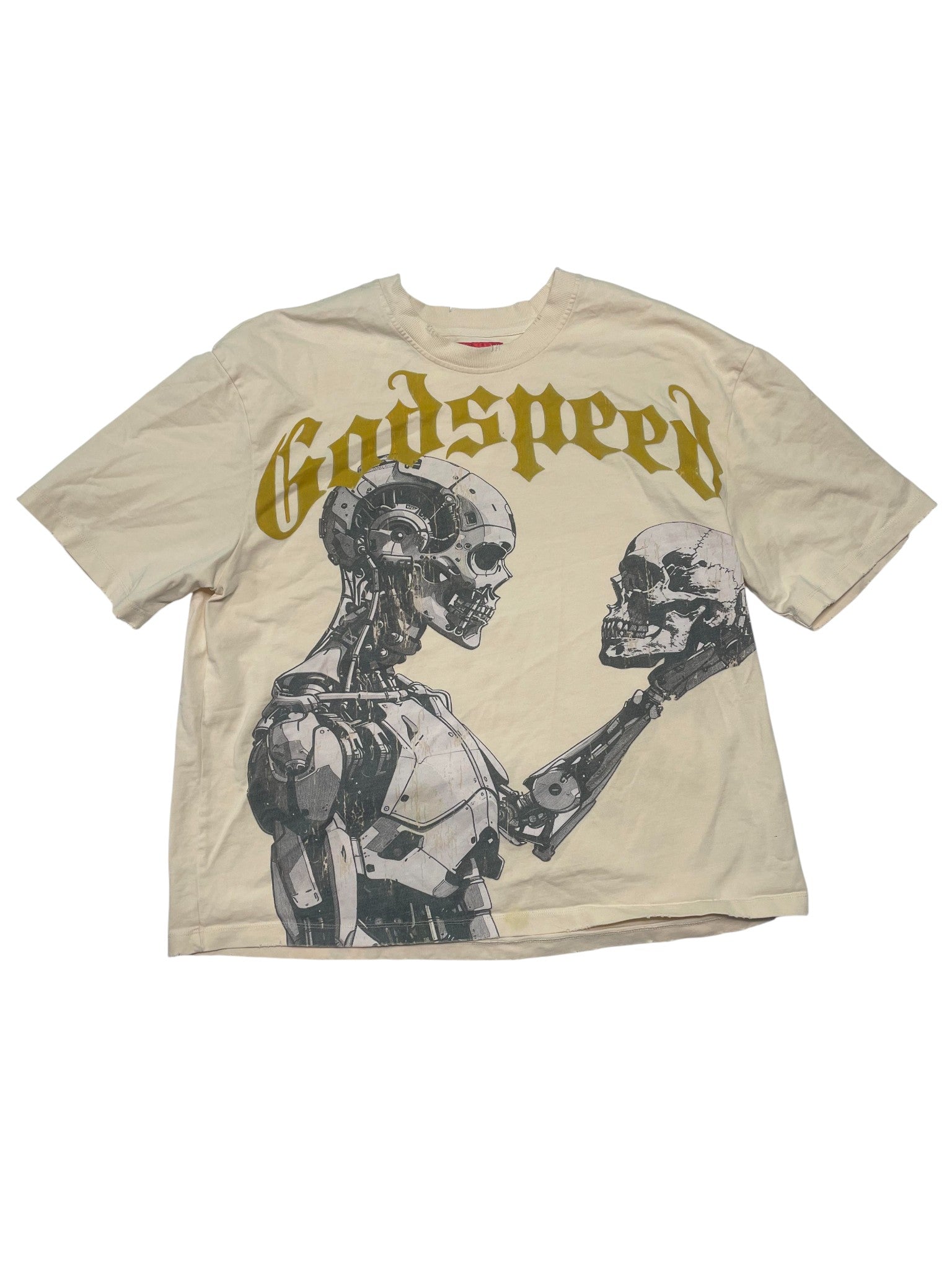 Godspeed 'Mankind Vs AI' Cream Tee