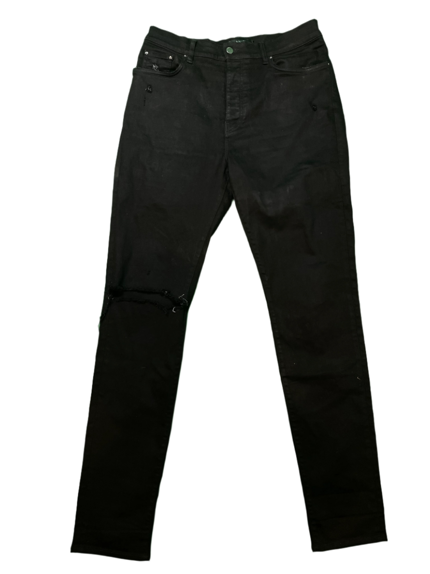 Amiri Thrasher Plain Black Jeans