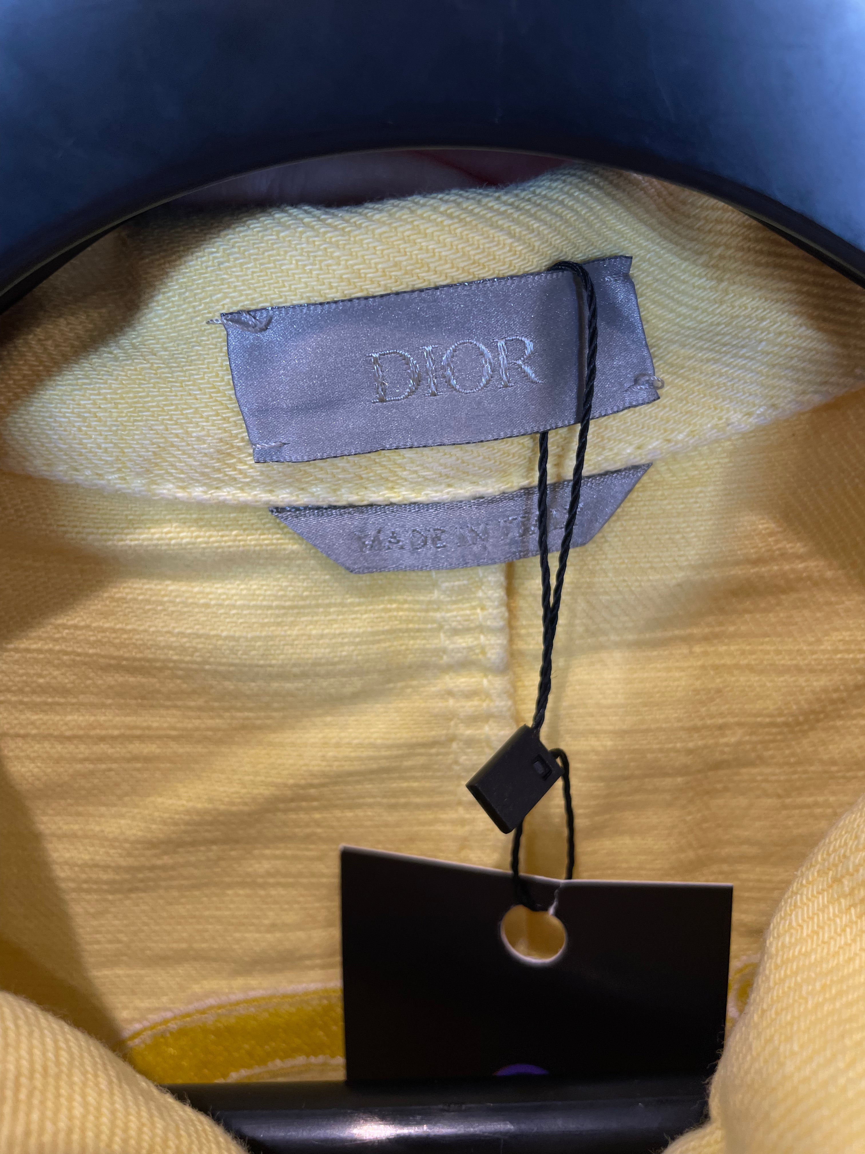 Dior 1947 Yellow Jean Jacket Used 48 (Large)