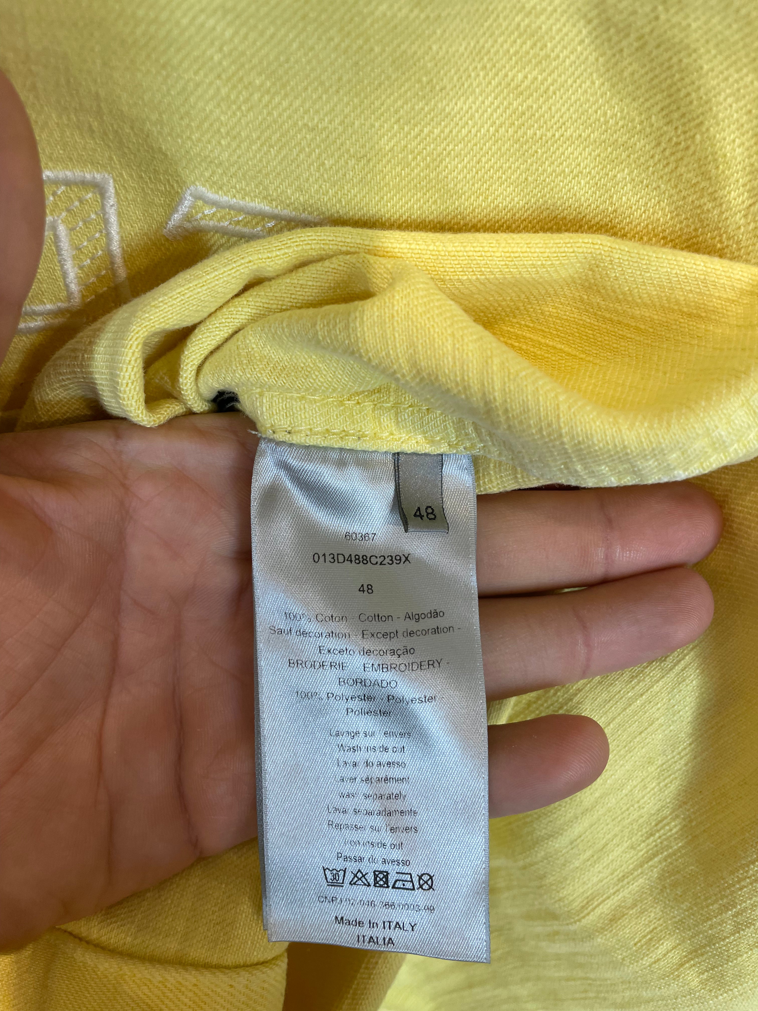 Dior 1947 Yellow Jean Jacket Used 48 (Large)