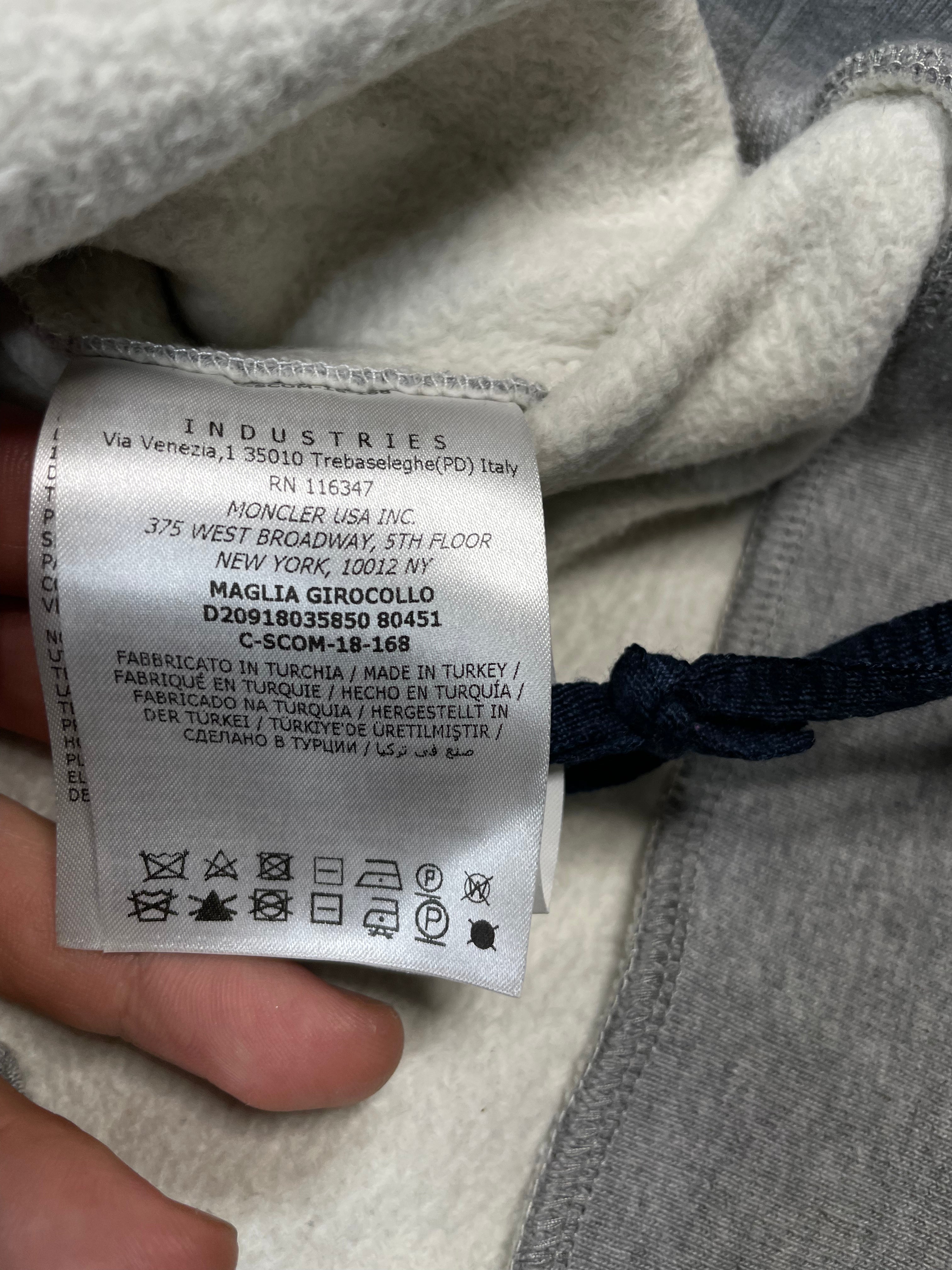 Moncler Grey& Black Crewneck