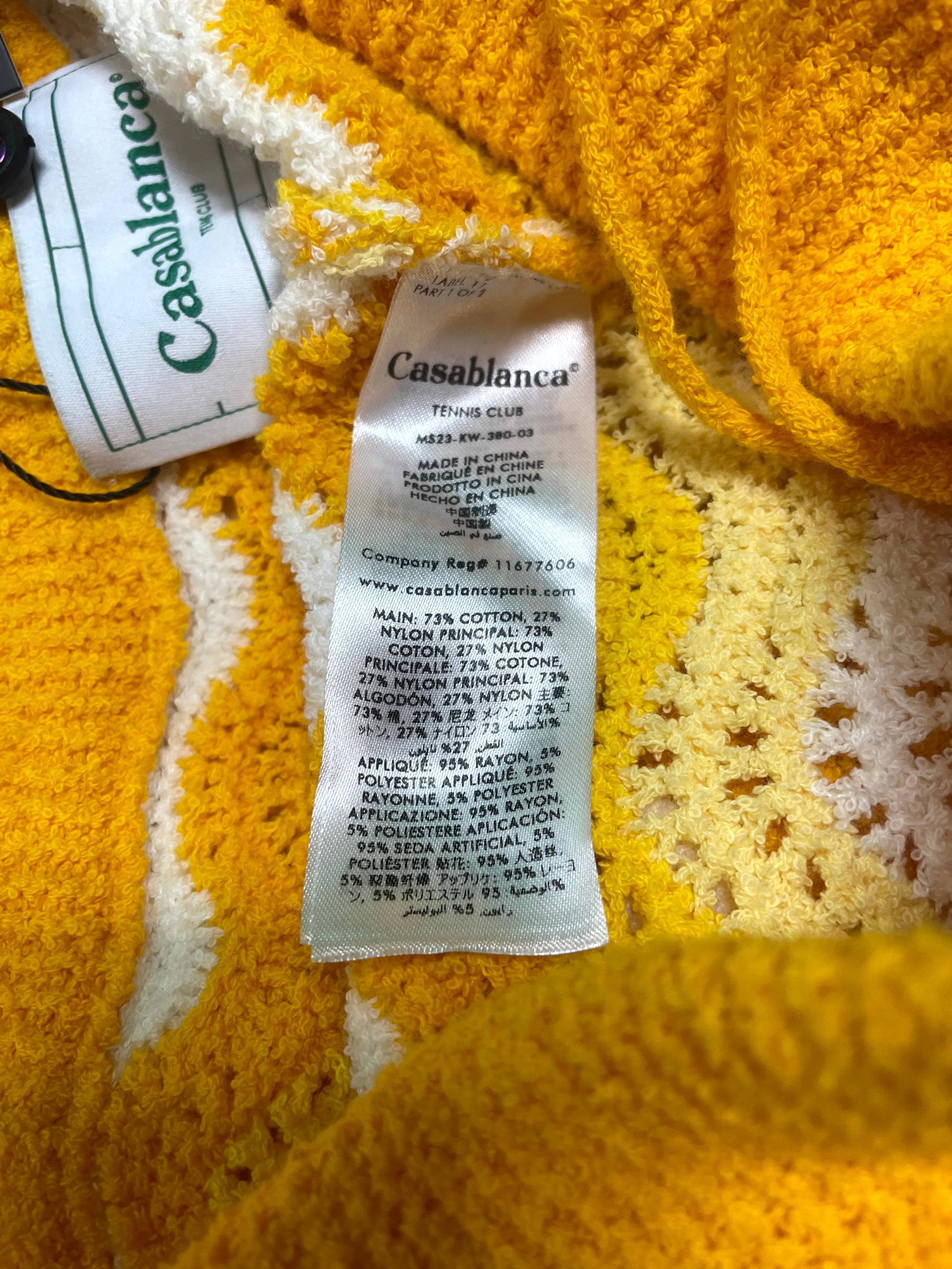 Casablanca Knit Pearl Yellow Set