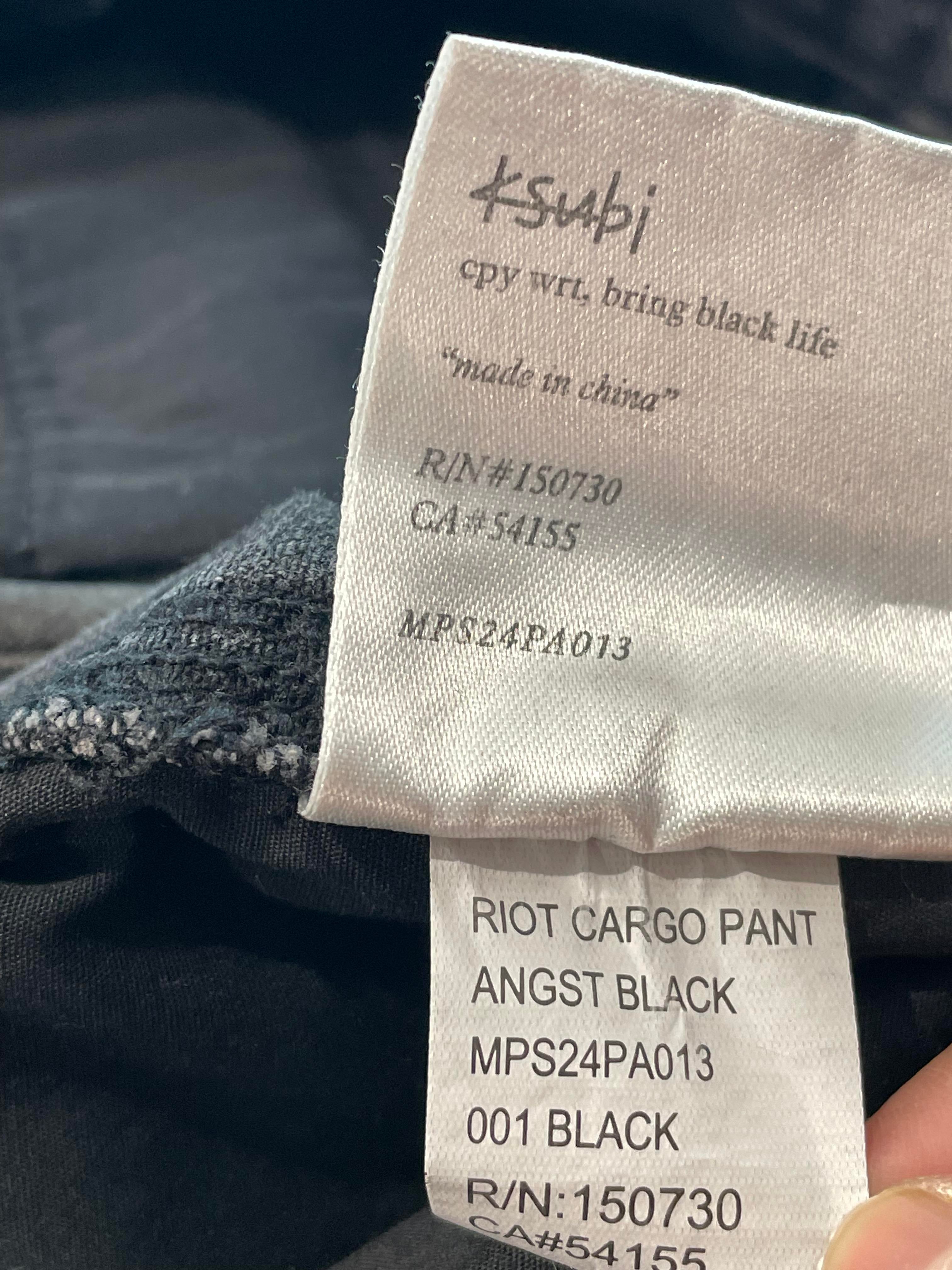 Ksubi Grey Cargo Jeans