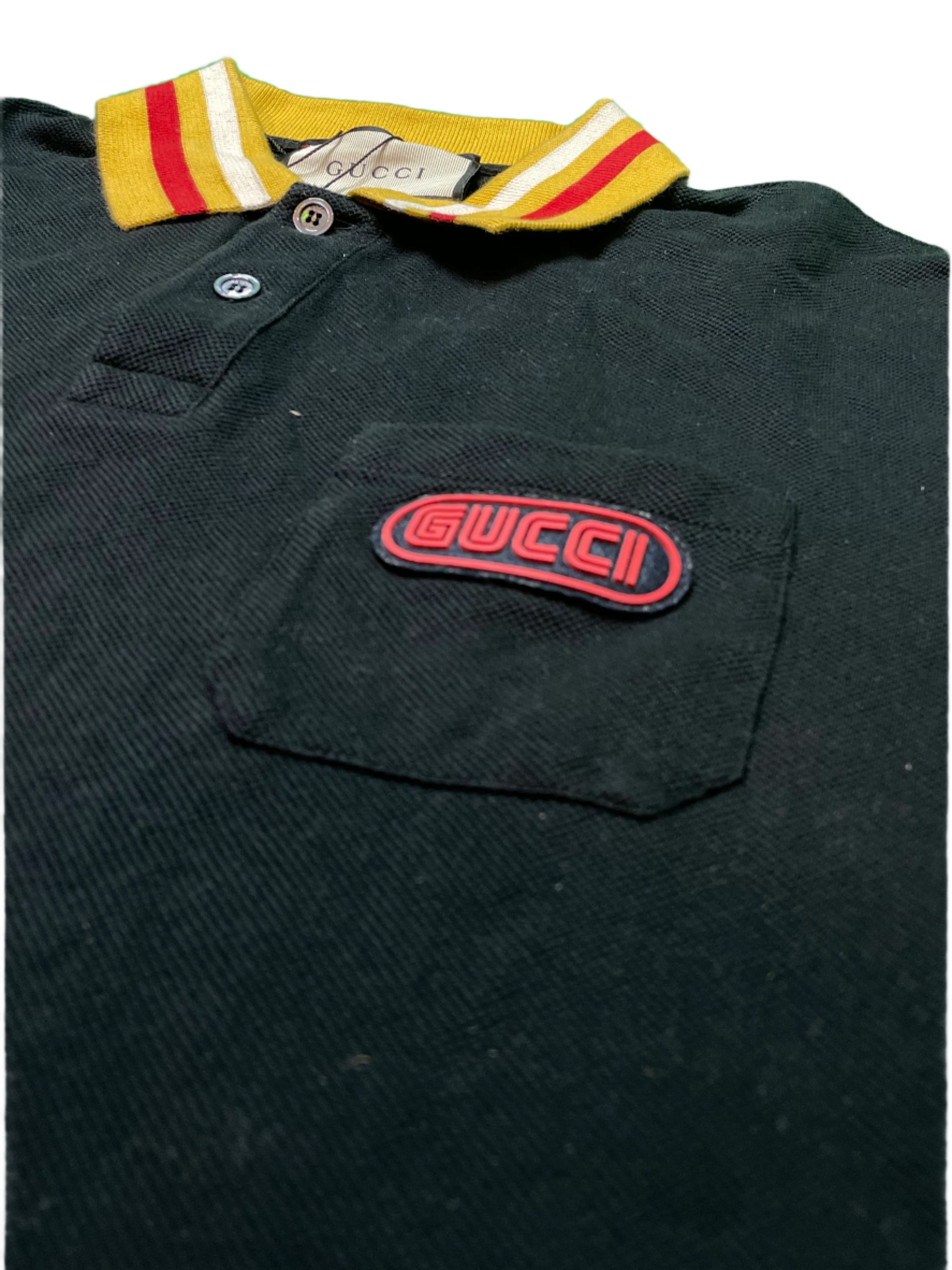 Gucci Bee Black & Yellow Polo