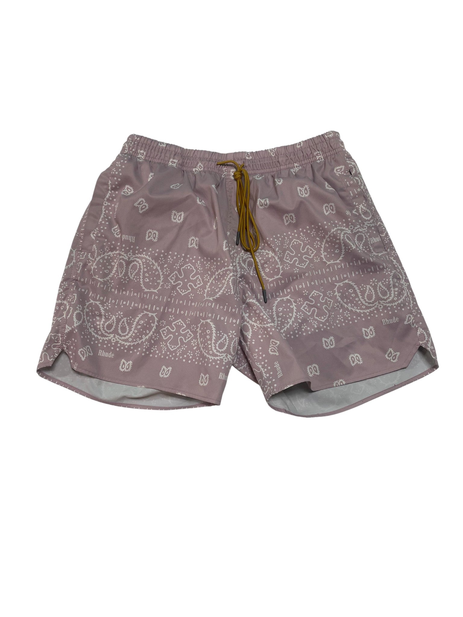 Rhude 'Bandana' Pink Swim Trunks Shorts