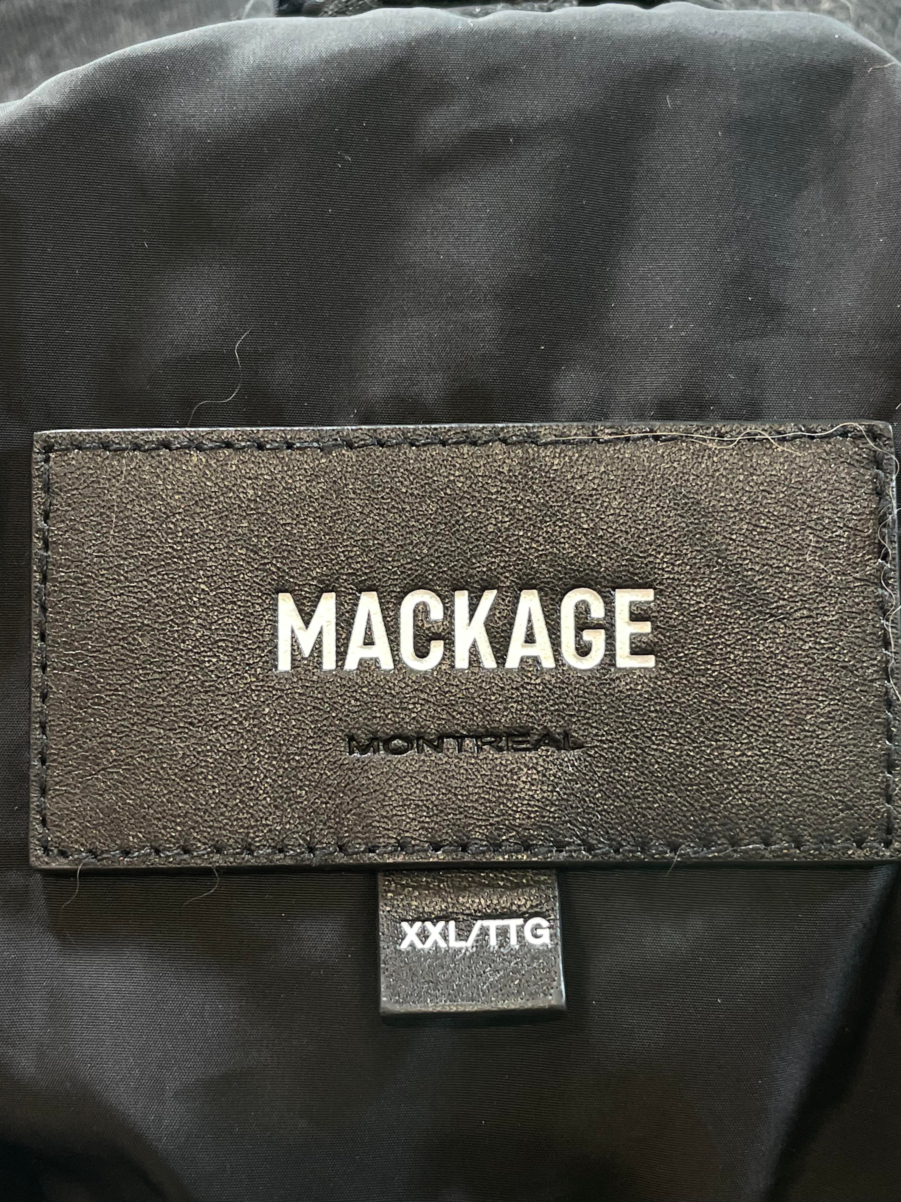 Mackage Adali Black Fur Jacket